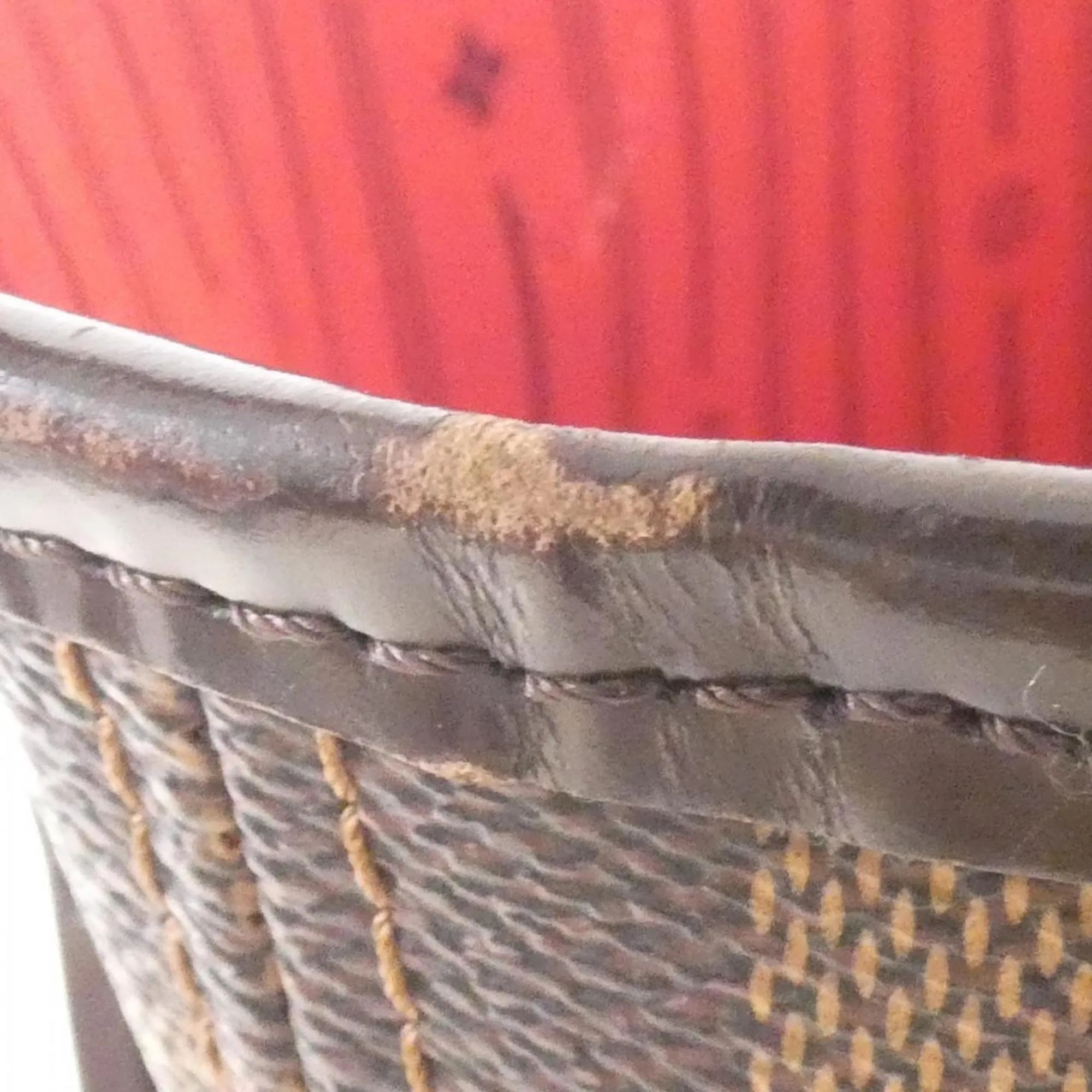 LOUIS VUITTON Brown Damier Neverfull MM Bag