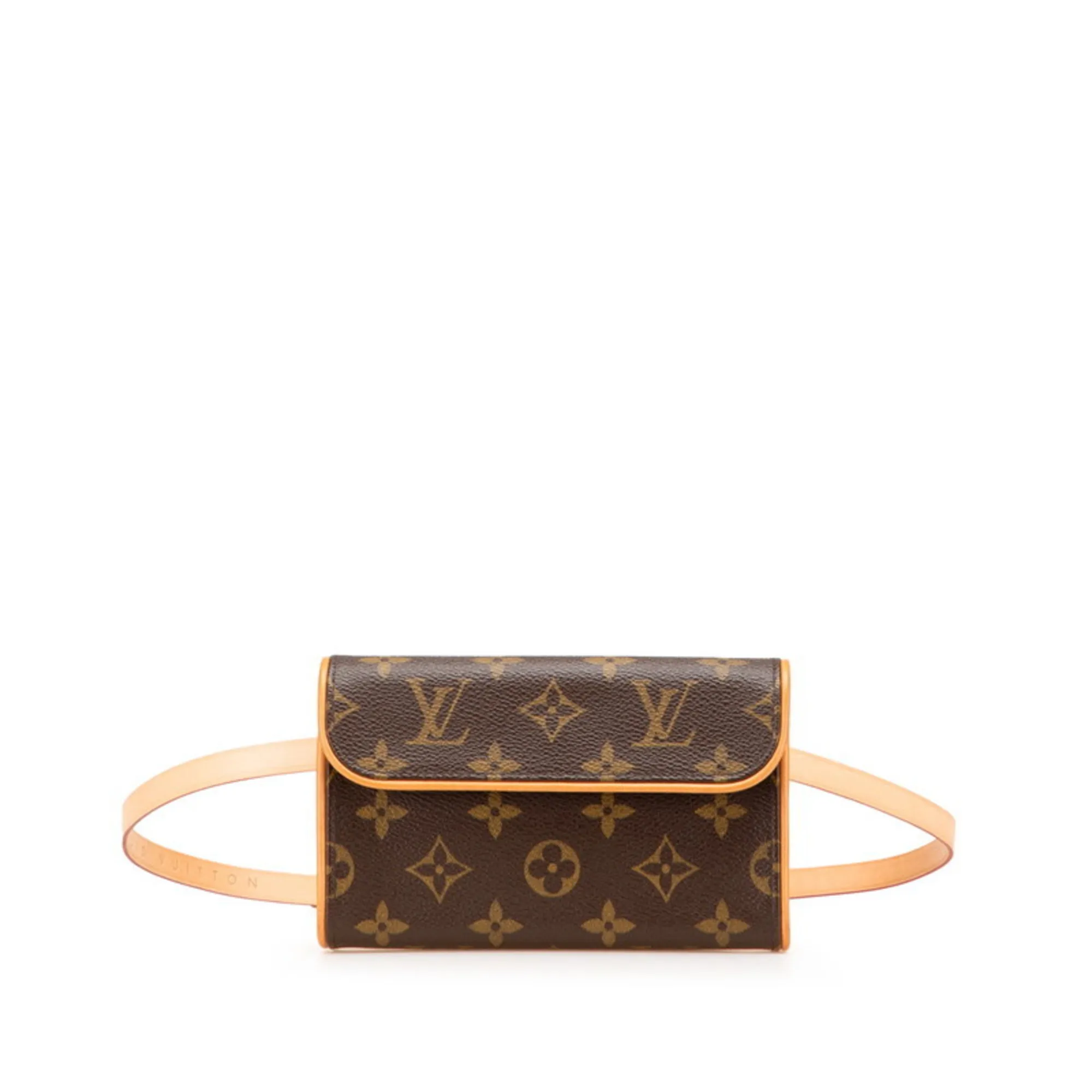 LOUIS VUITTON Brown Monogram Leather Fanny Pack