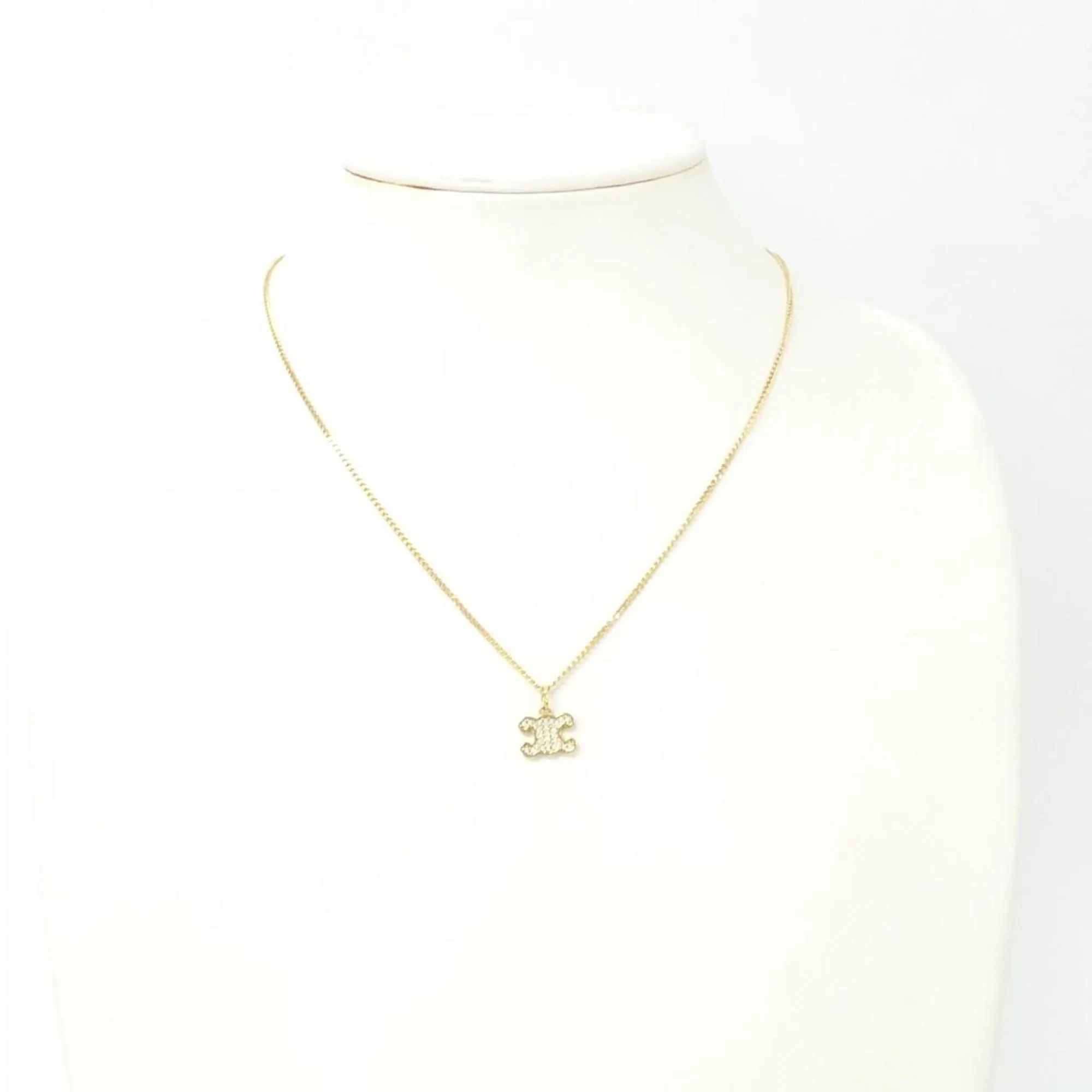 CELINE Gold Necklace
