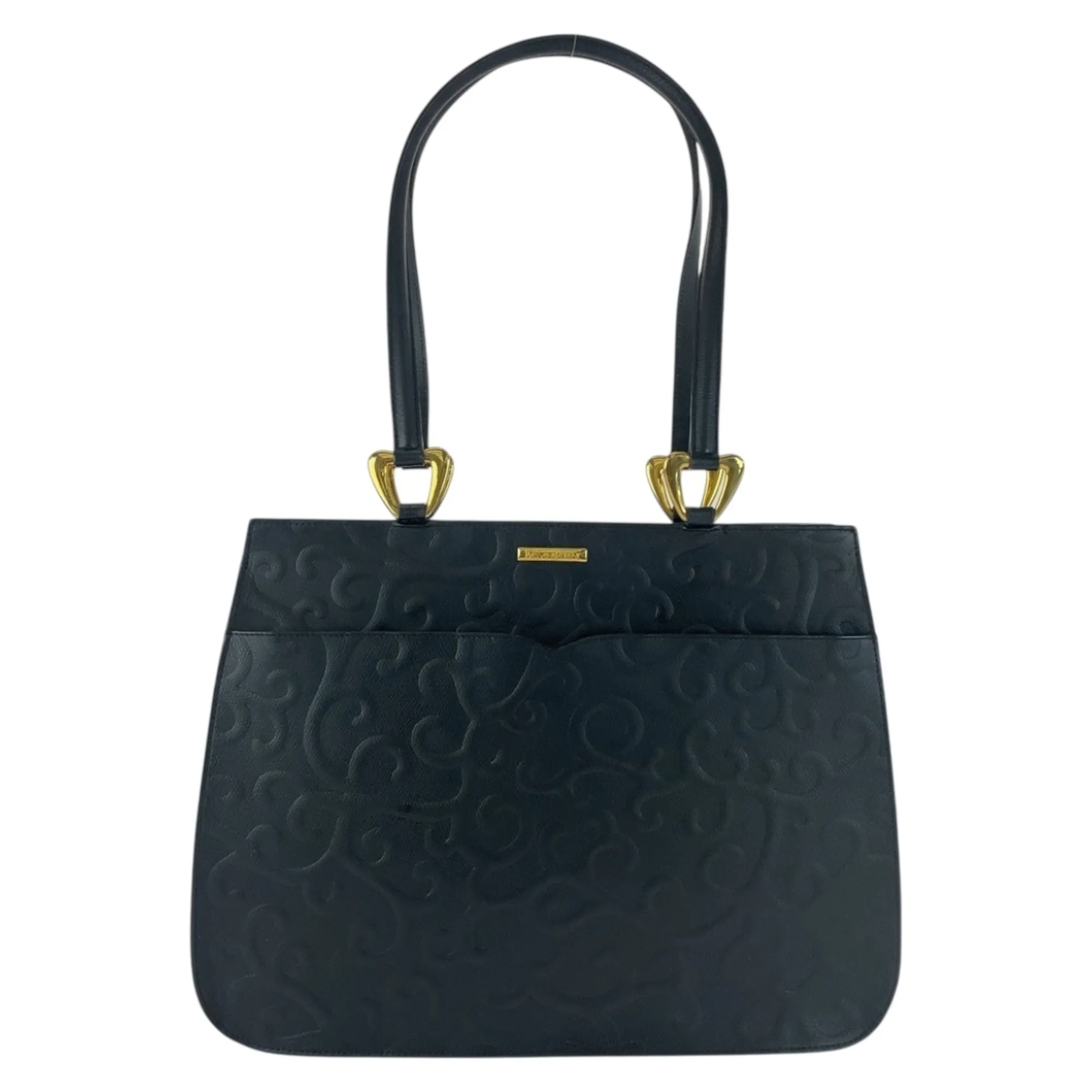 YVES SAINT LAURENT Black Leather Shoulder Bag