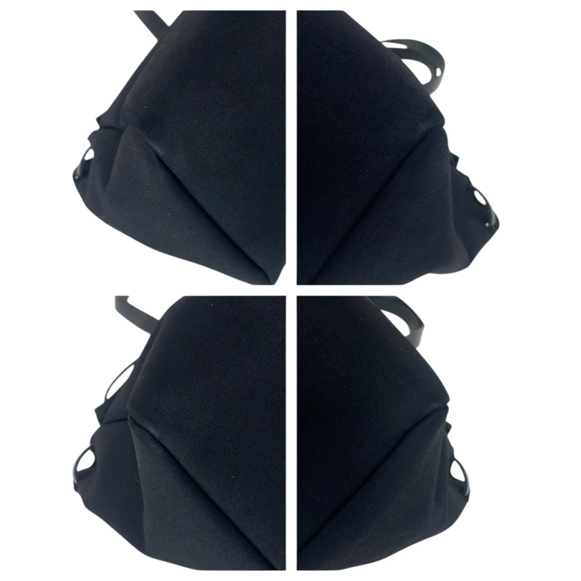 HERMES Black Leather Shoulder Bag