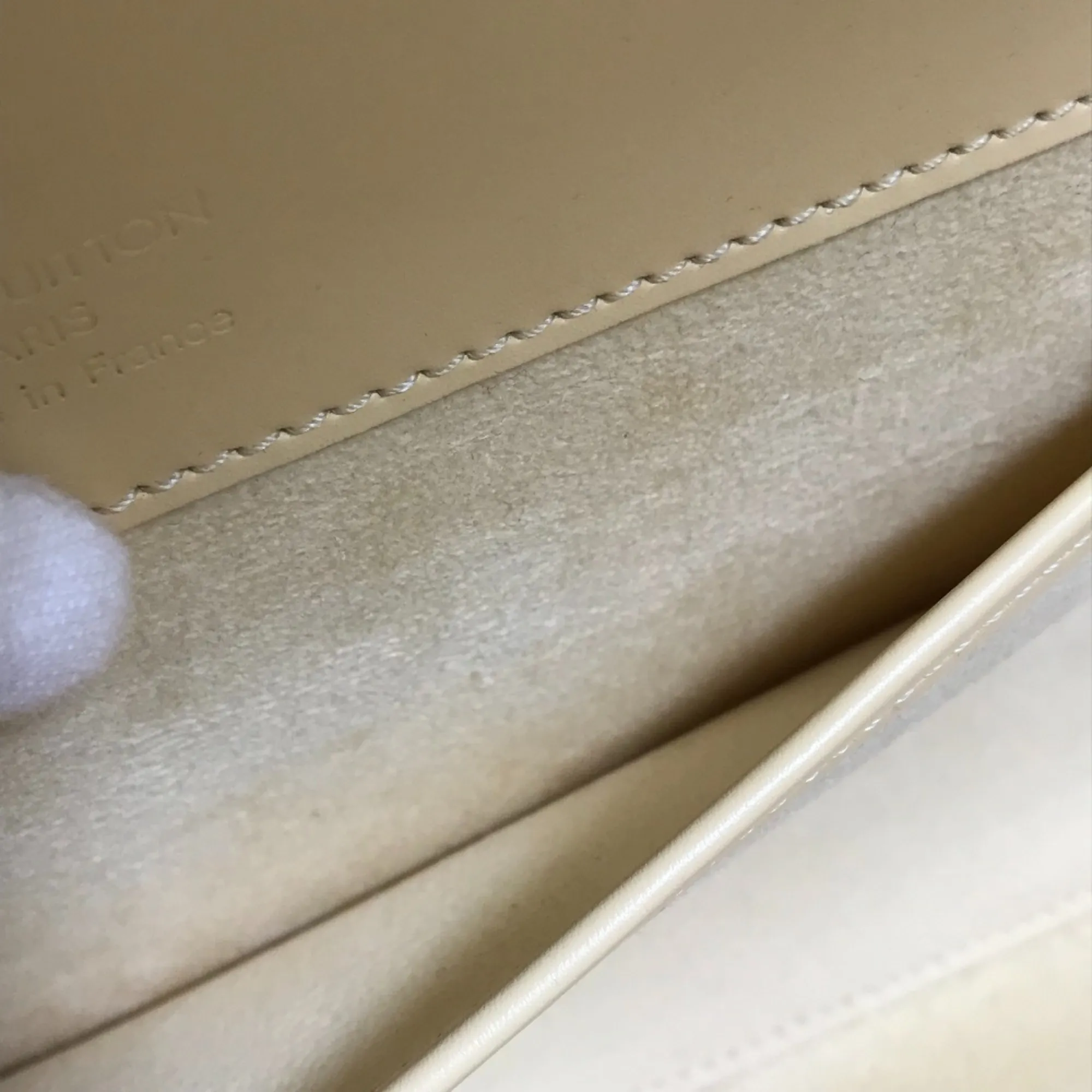 LOUIS VUITTON Yellow Leather Shoulder Bag