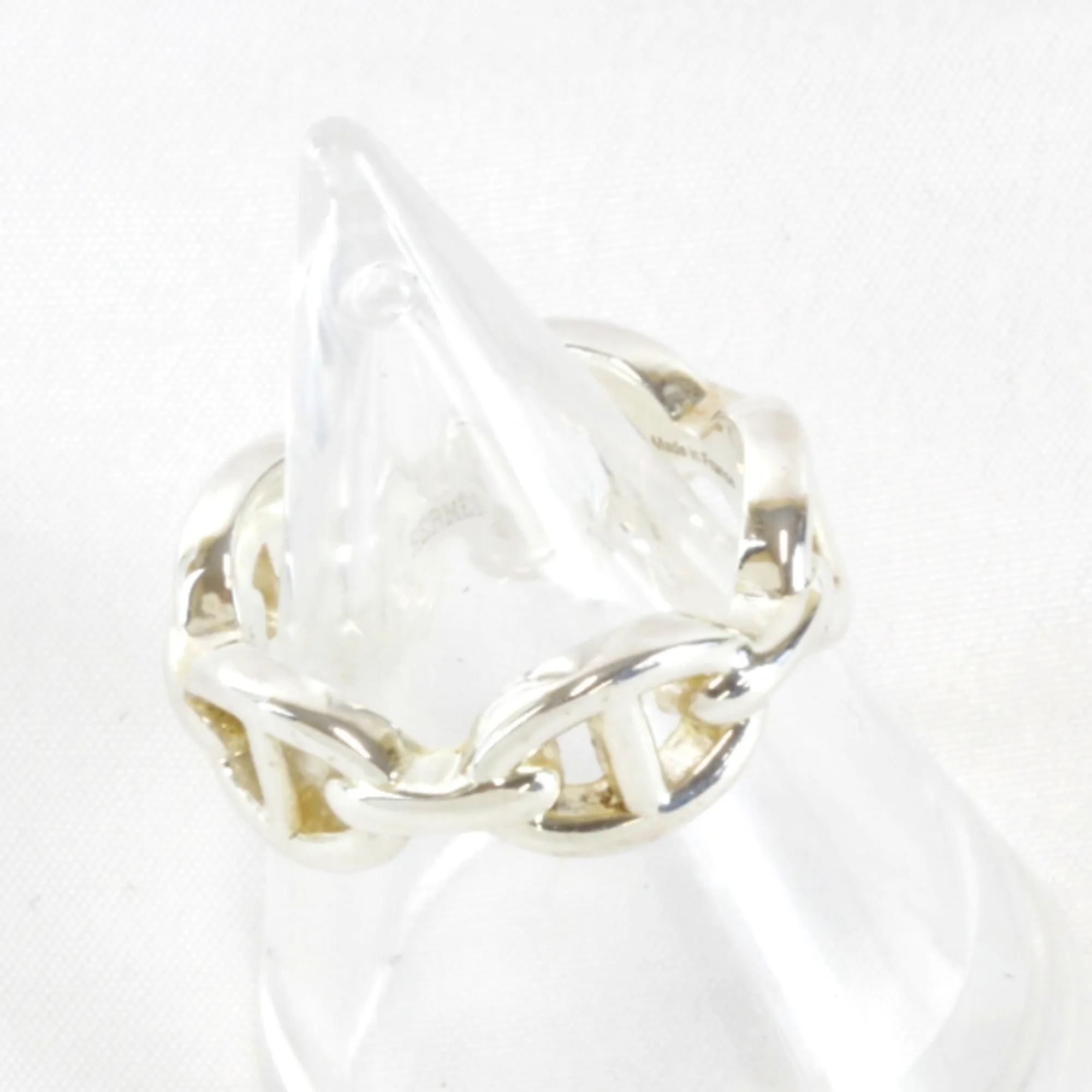 HERMES Silver Ring #51