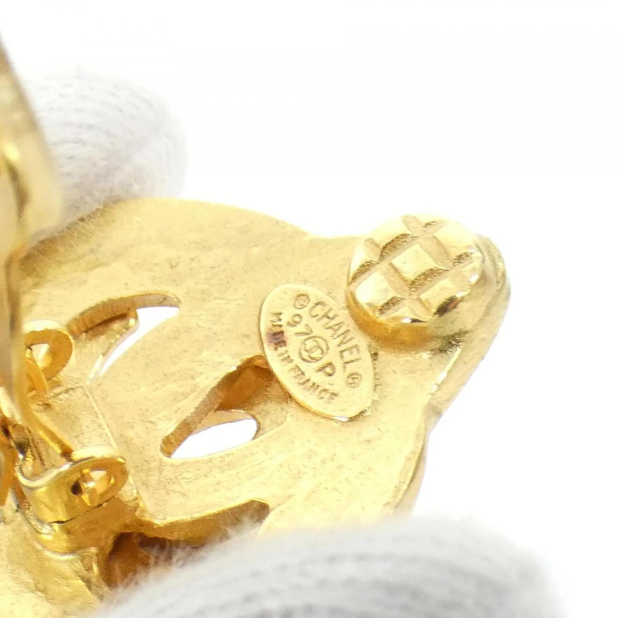 CHANEL Gold Earrings