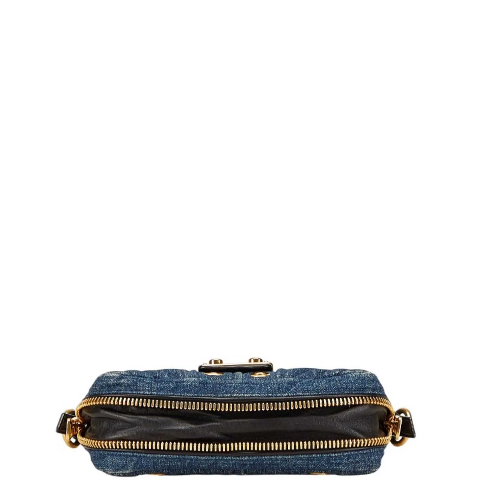 MIU MIU Black Leather Shoulder Bag