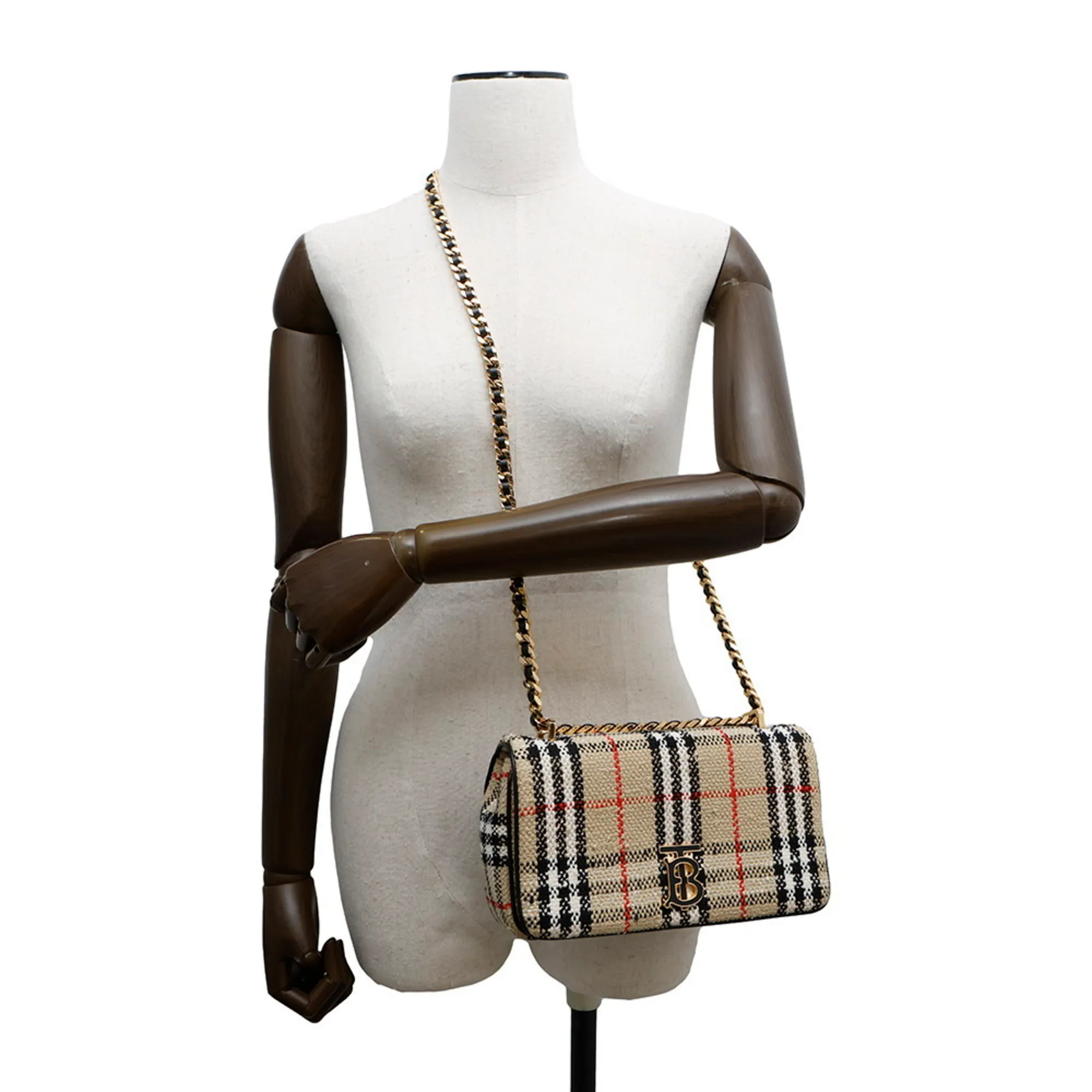 BURBERRY Cream Shoulder Bag