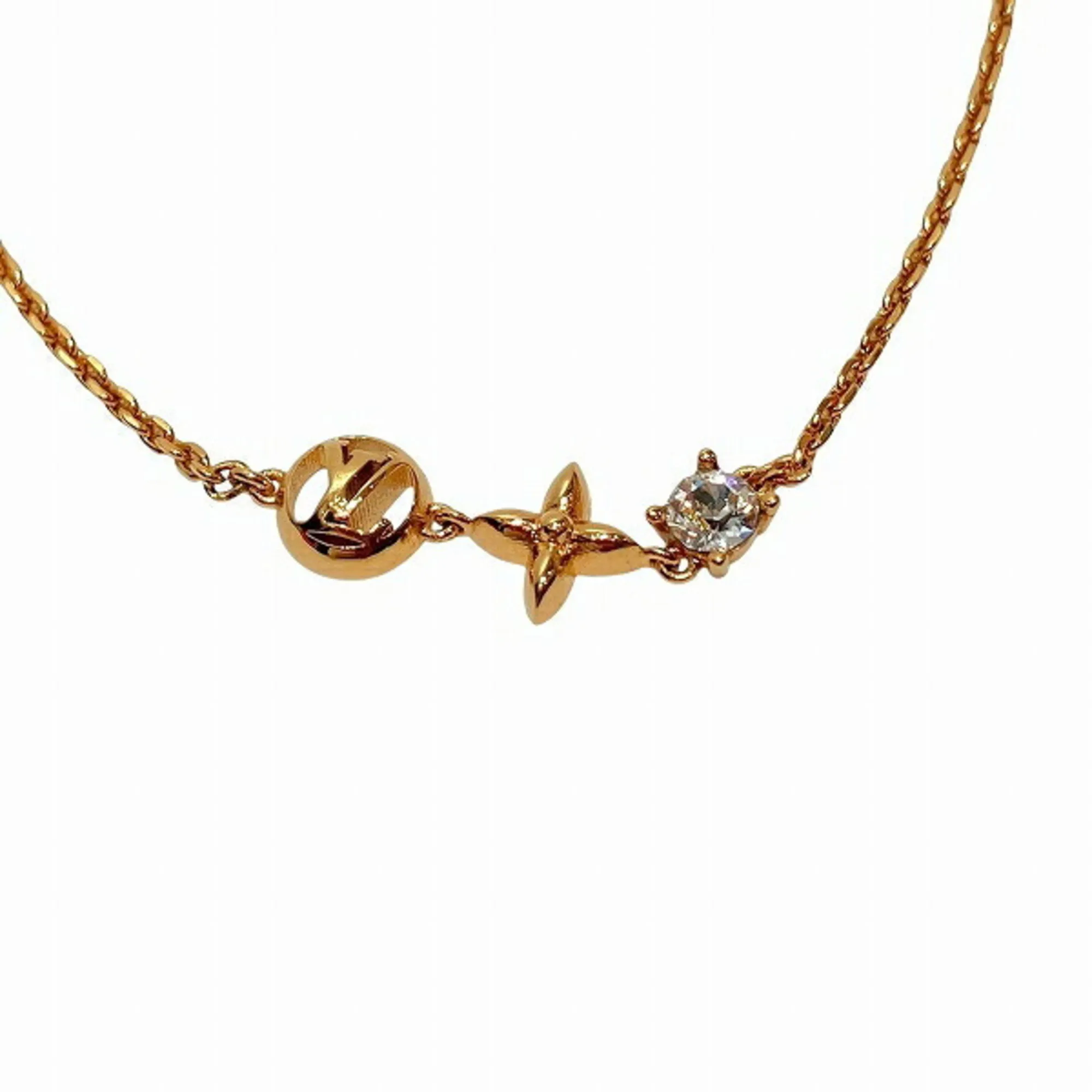 LOUIS VUITTON Gold Charm Bracelet