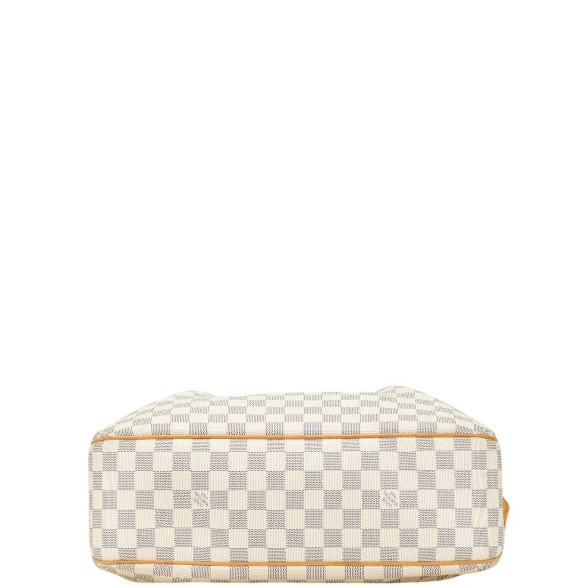 LOUIS VUITTON White Damier Leather Shoulder Bag
