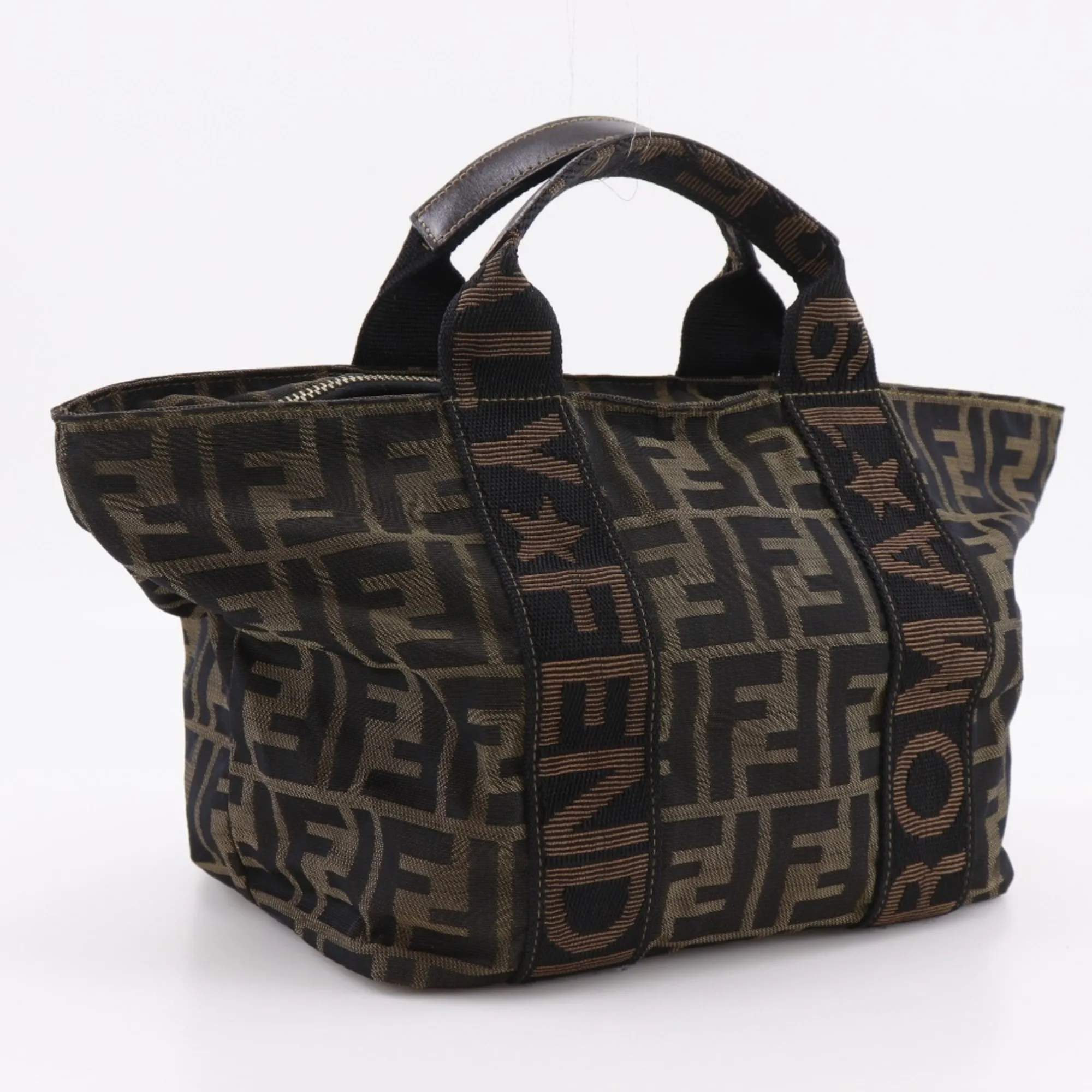 FENDI Brown Zucca Bag