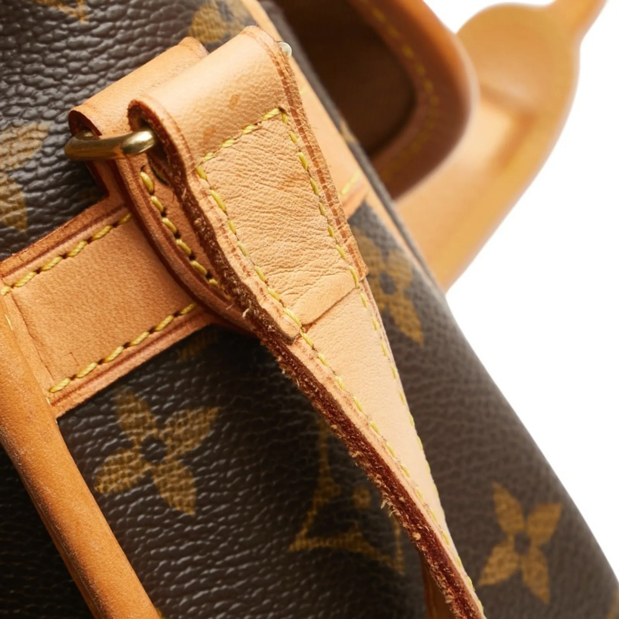 LOUIS VUITTON Brown Monogram Leather Shoulder Bag