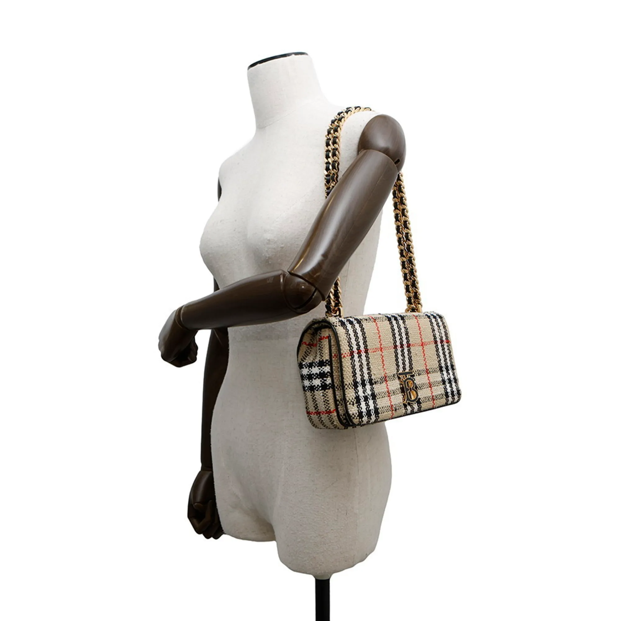 BURBERRY Cream Shoulder Bag