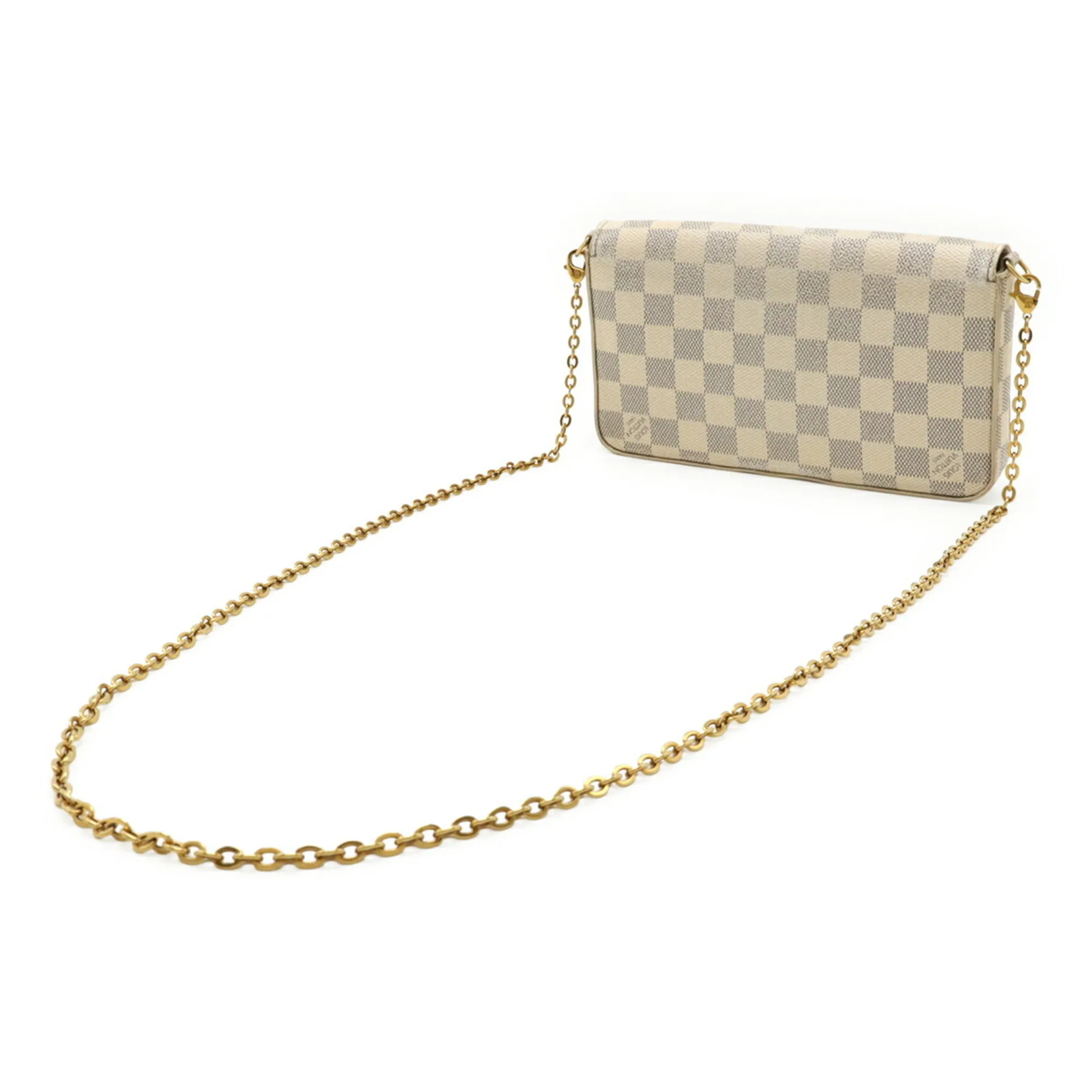 LOUIS VUITTON White Damier Shoulder Bag