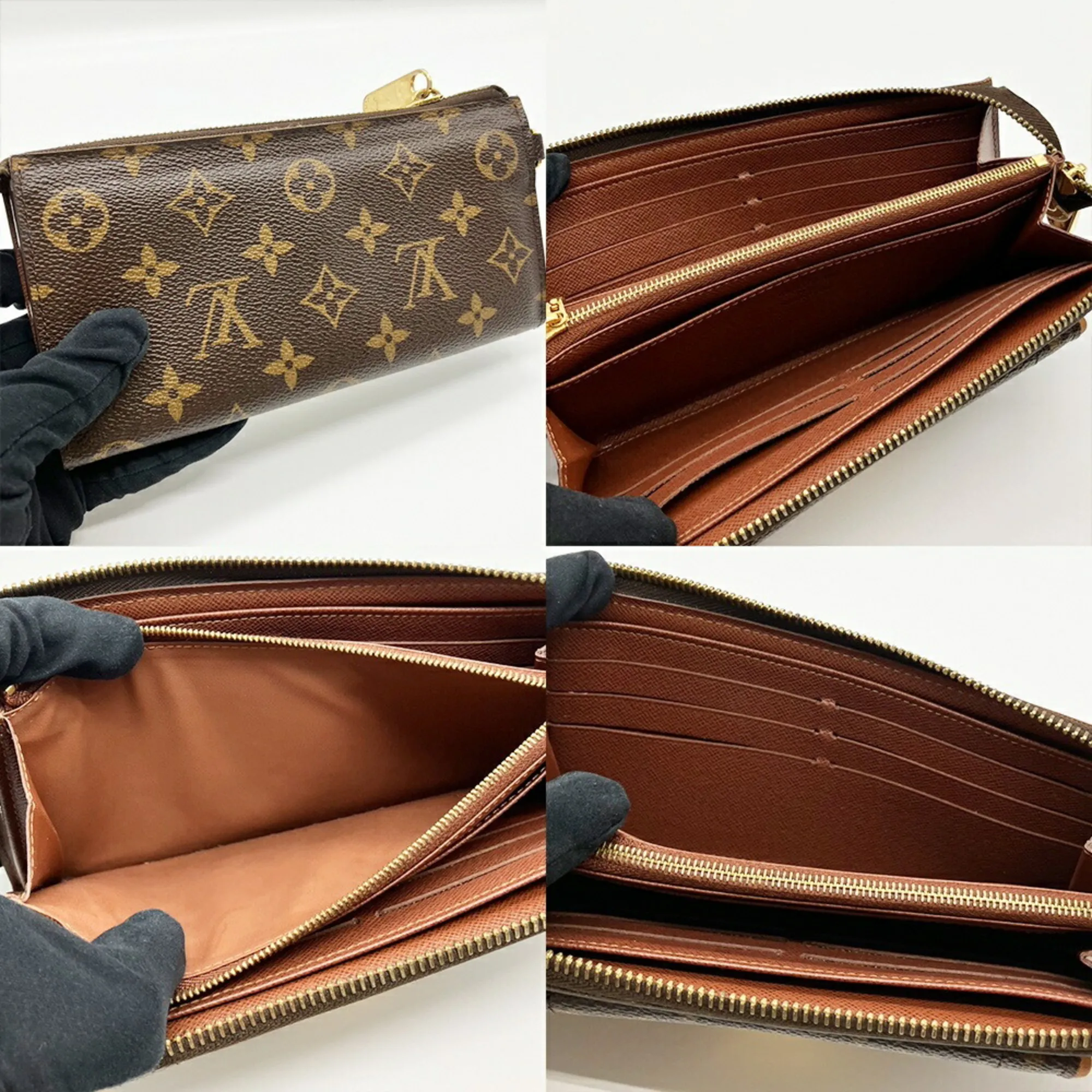 LOUIS VUITTON Brown Monogram Wallet
