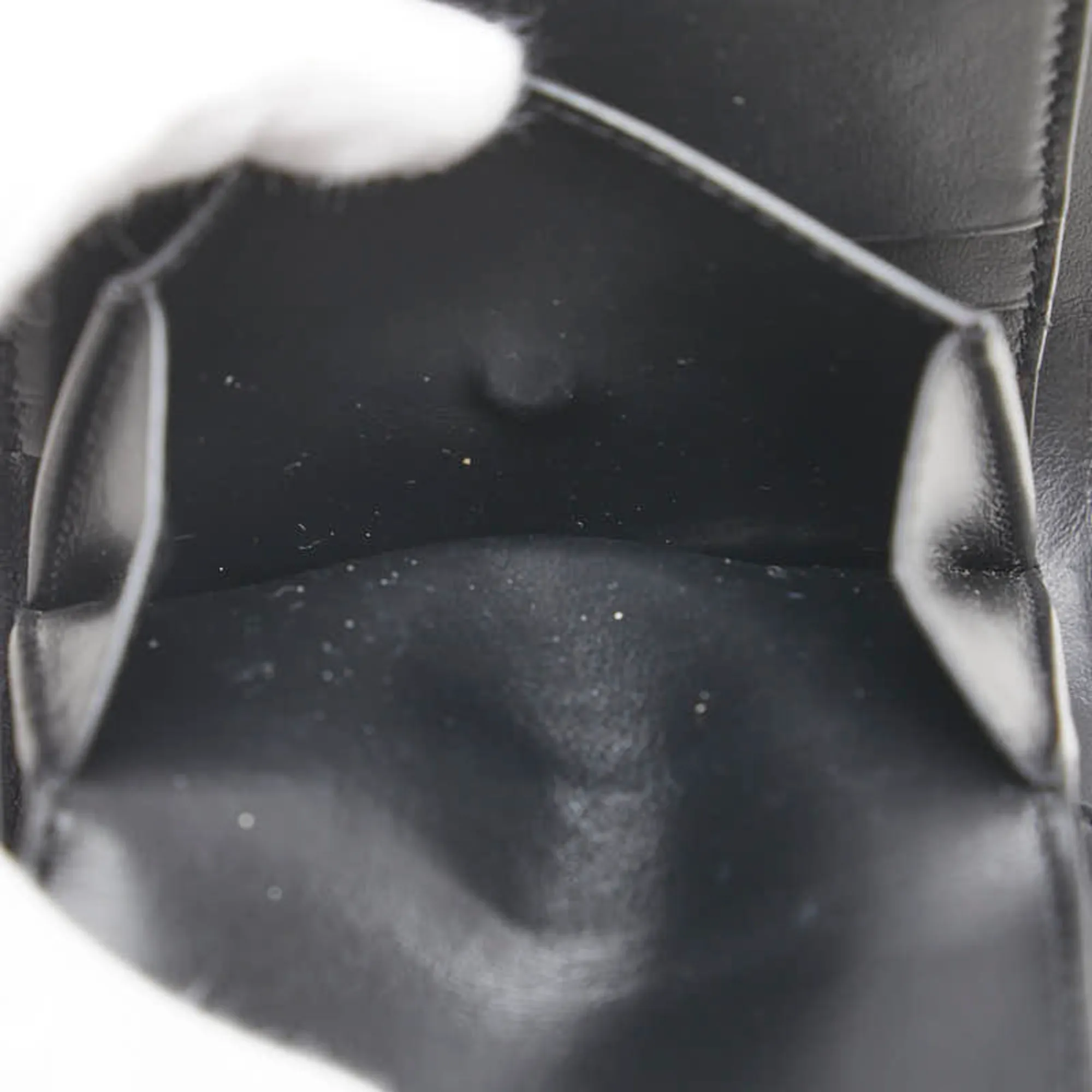 CELINE Black Leather Wallet