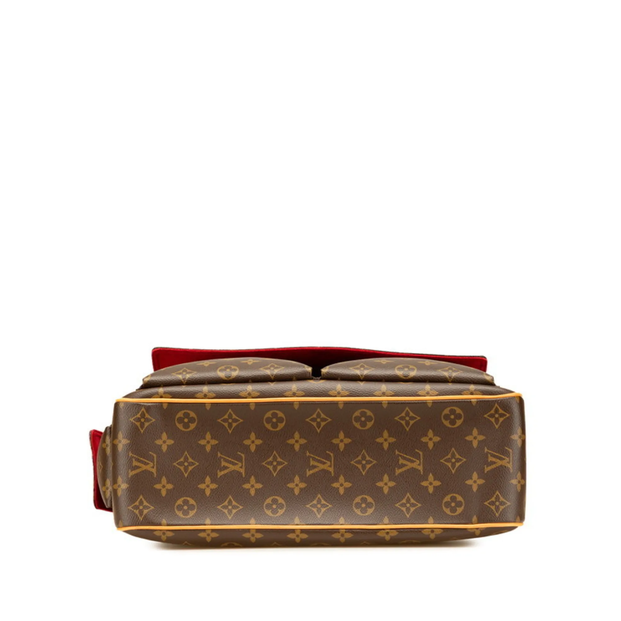 LOUIS VUITTON Brown Monogram Leather Shoulder Bag