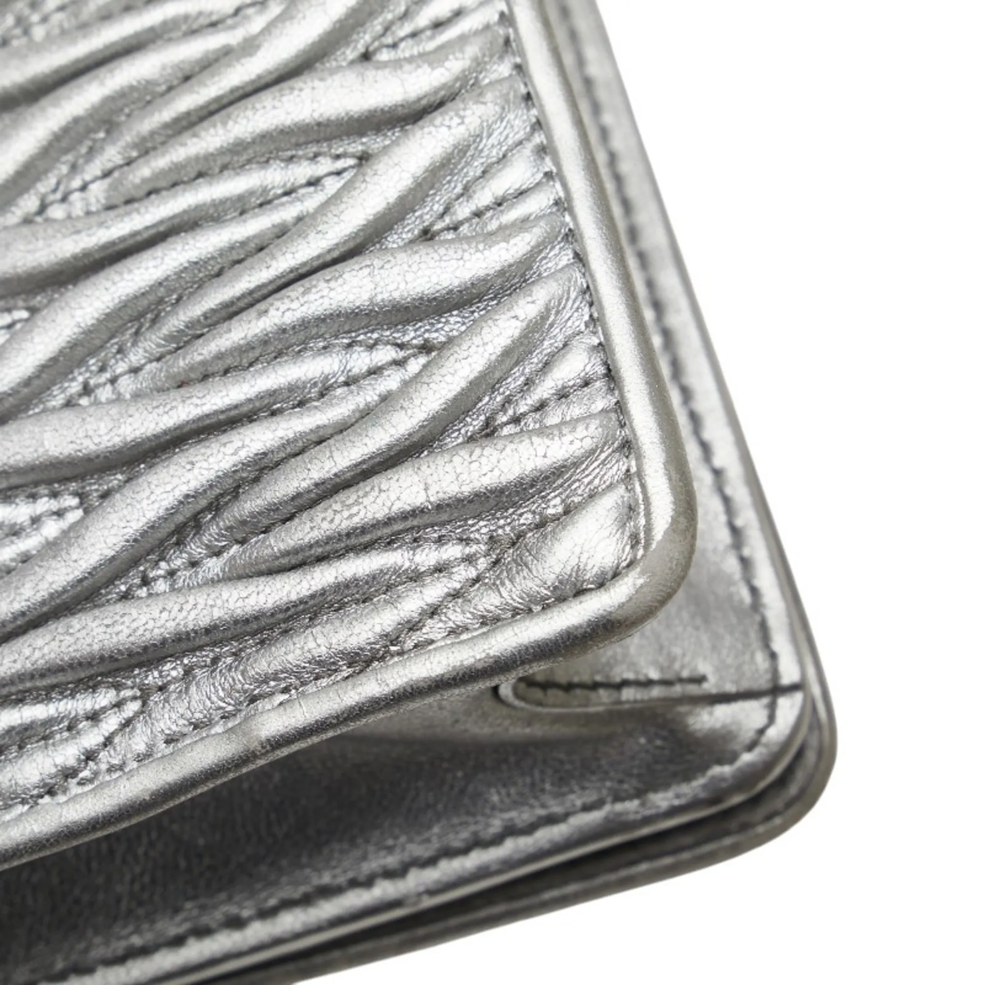 MIU MIU Brown Leather Shoulder Bag