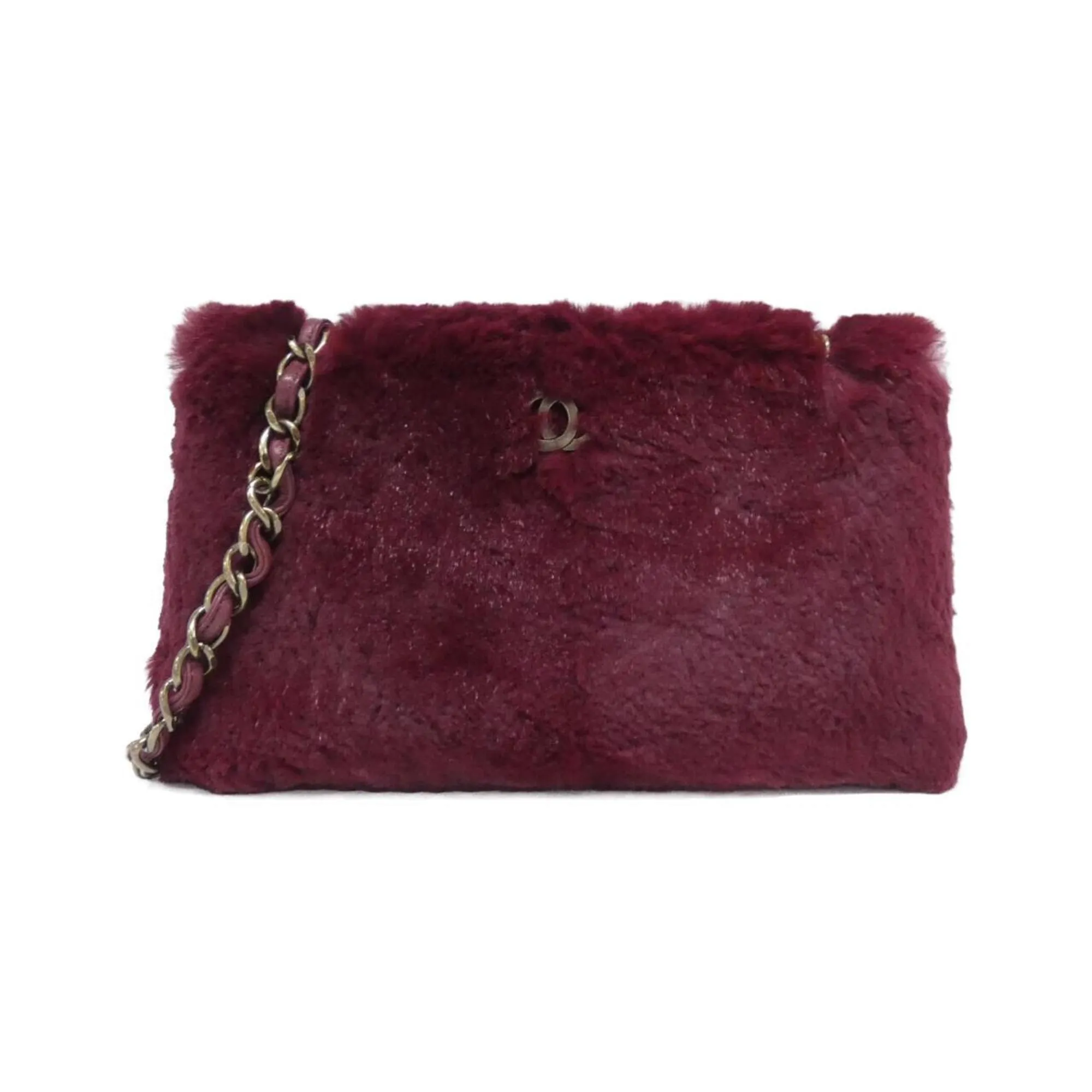 CHANEL Red Shoulder Bag