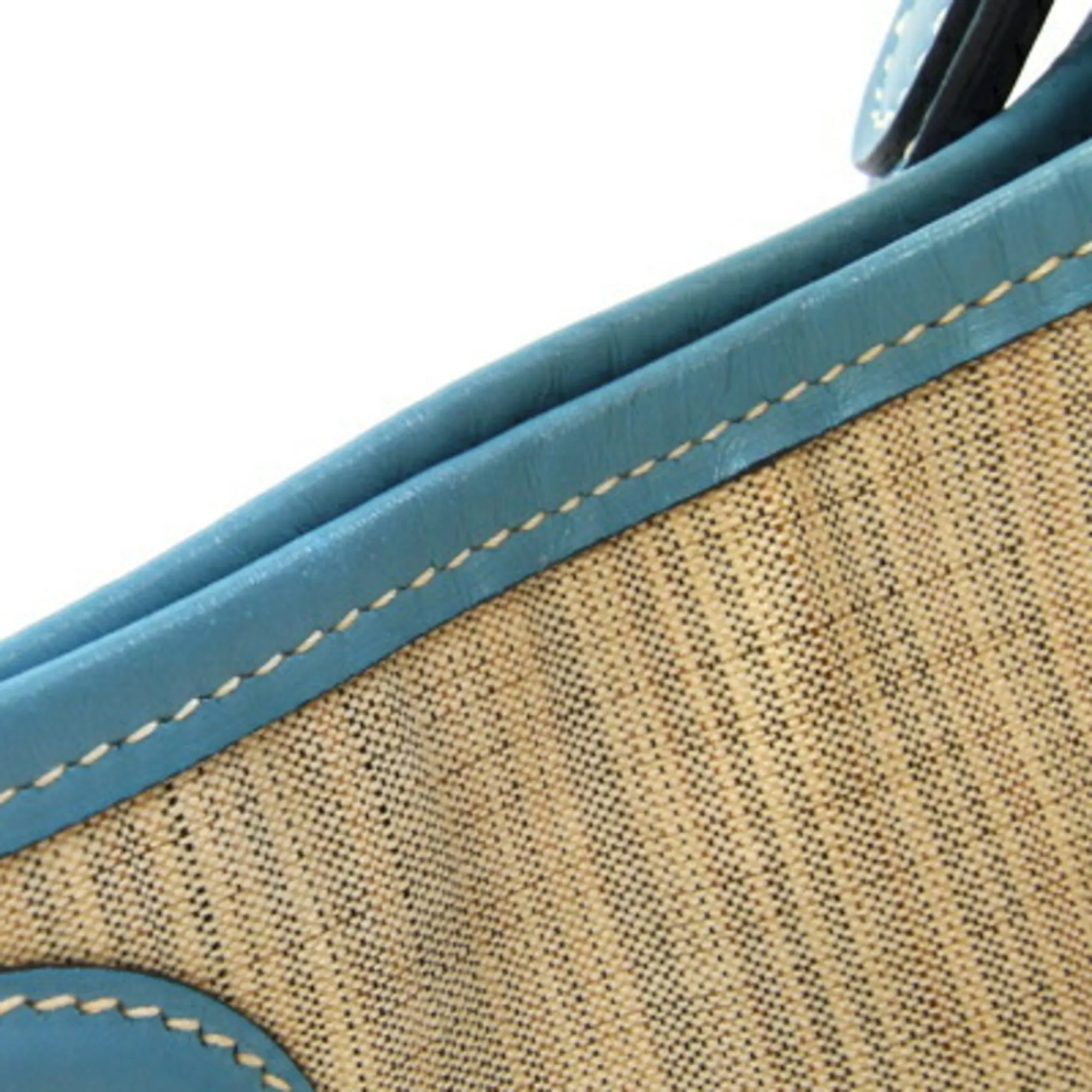 HERMES Blue Leather Shoulder Bag