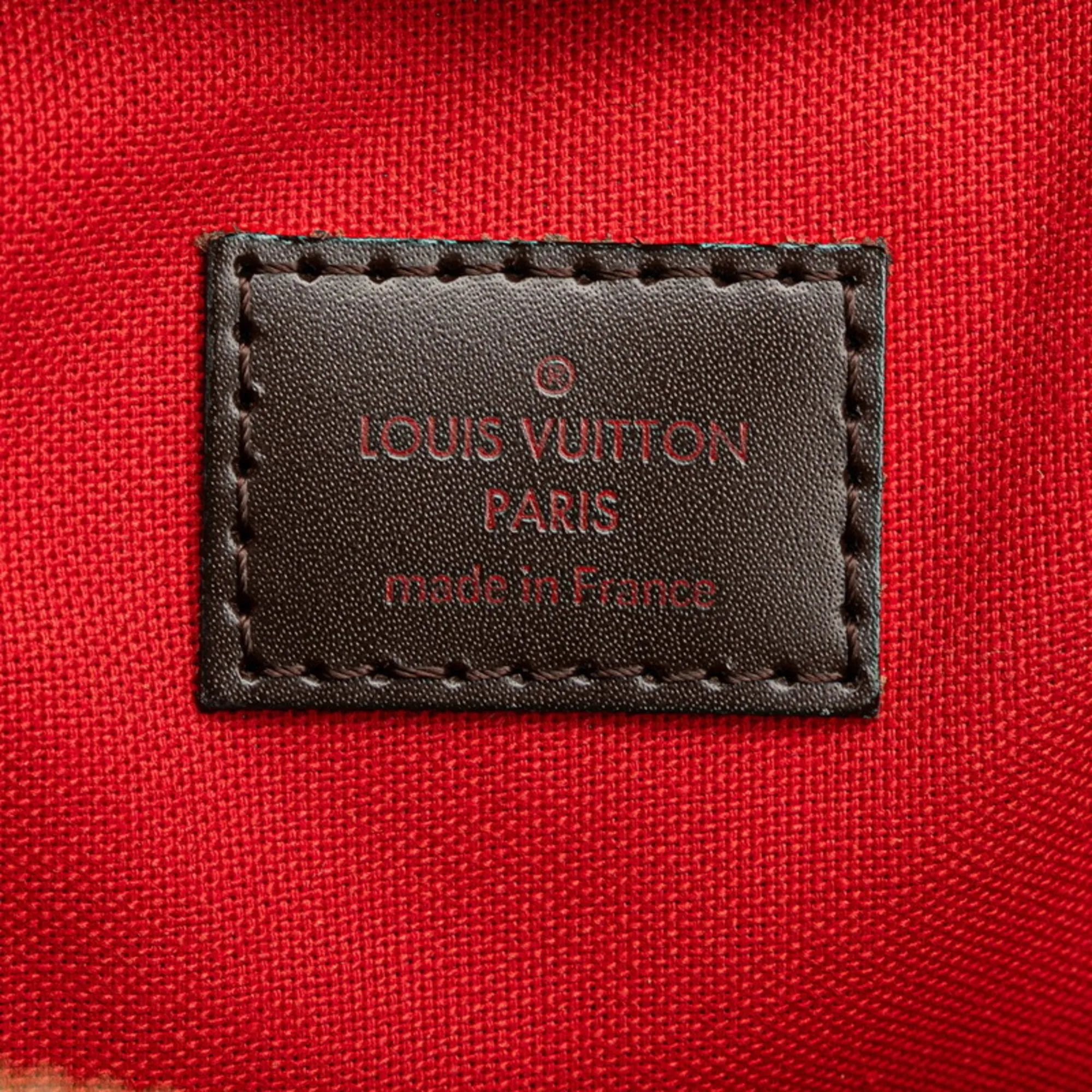 LOUIS VUITTON Brown Damier Leather Bag