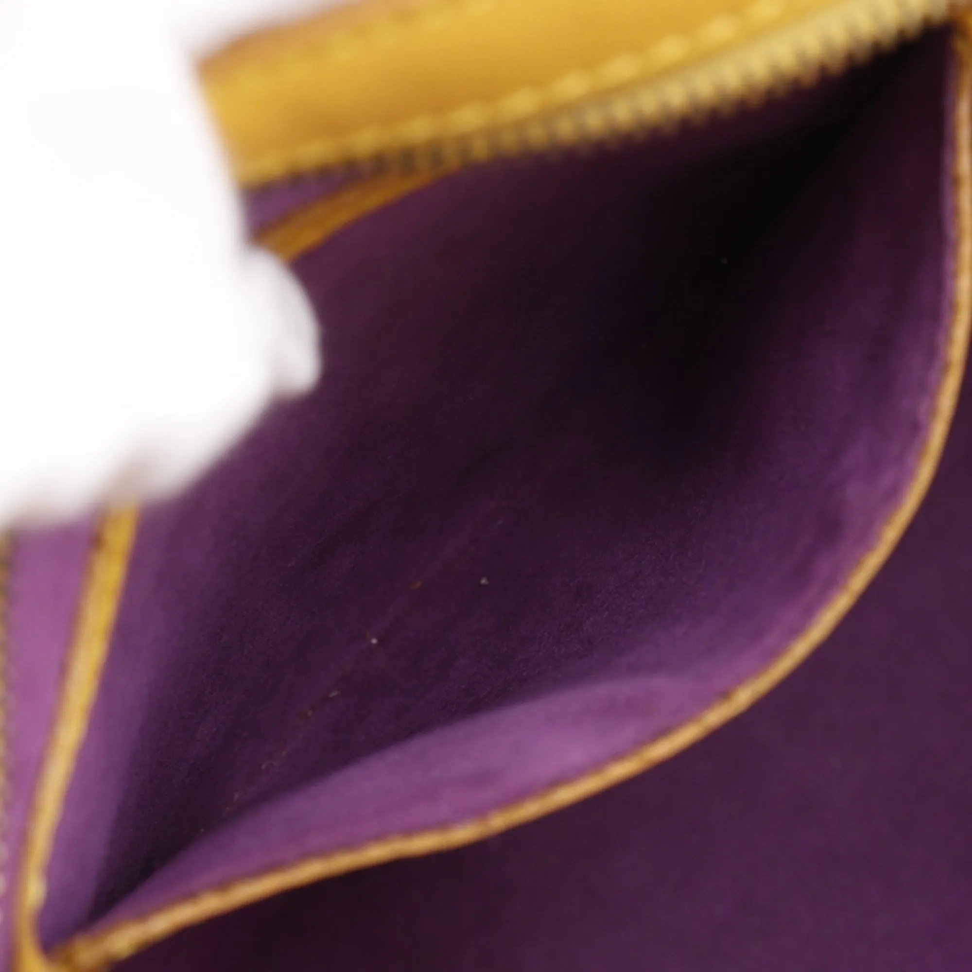 LOUIS VUITTON Yellow Leather Bag