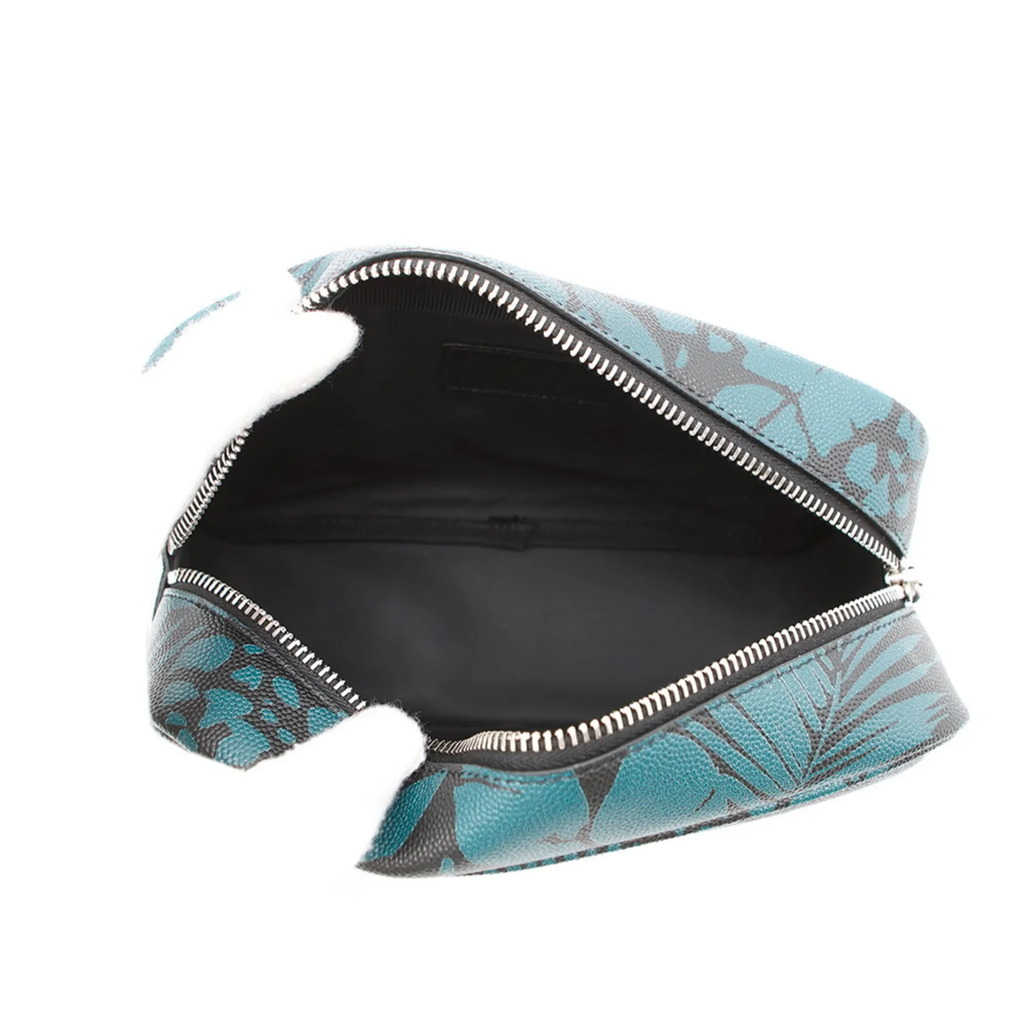 YVES SAINT LAURENT Black Leather Clutch Bag