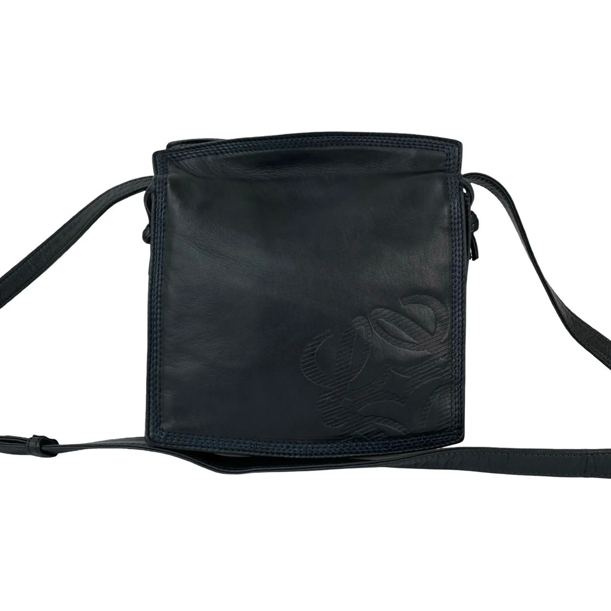 LOEWE Blue Leather Shoulder Bag