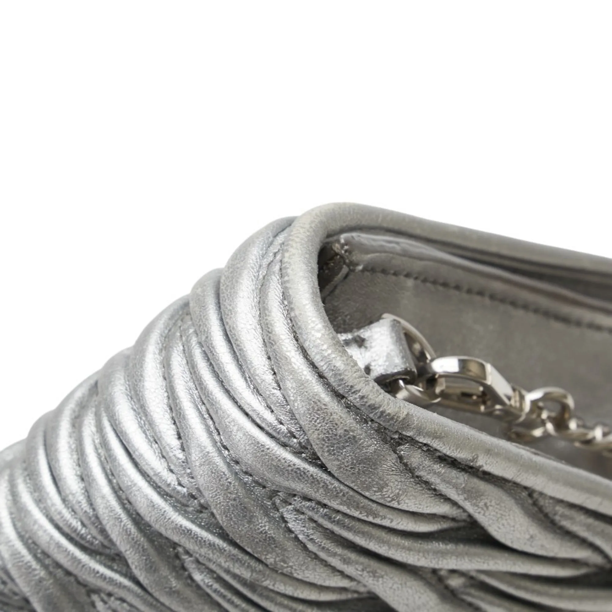 MIU MIU Brown Leather Shoulder Bag