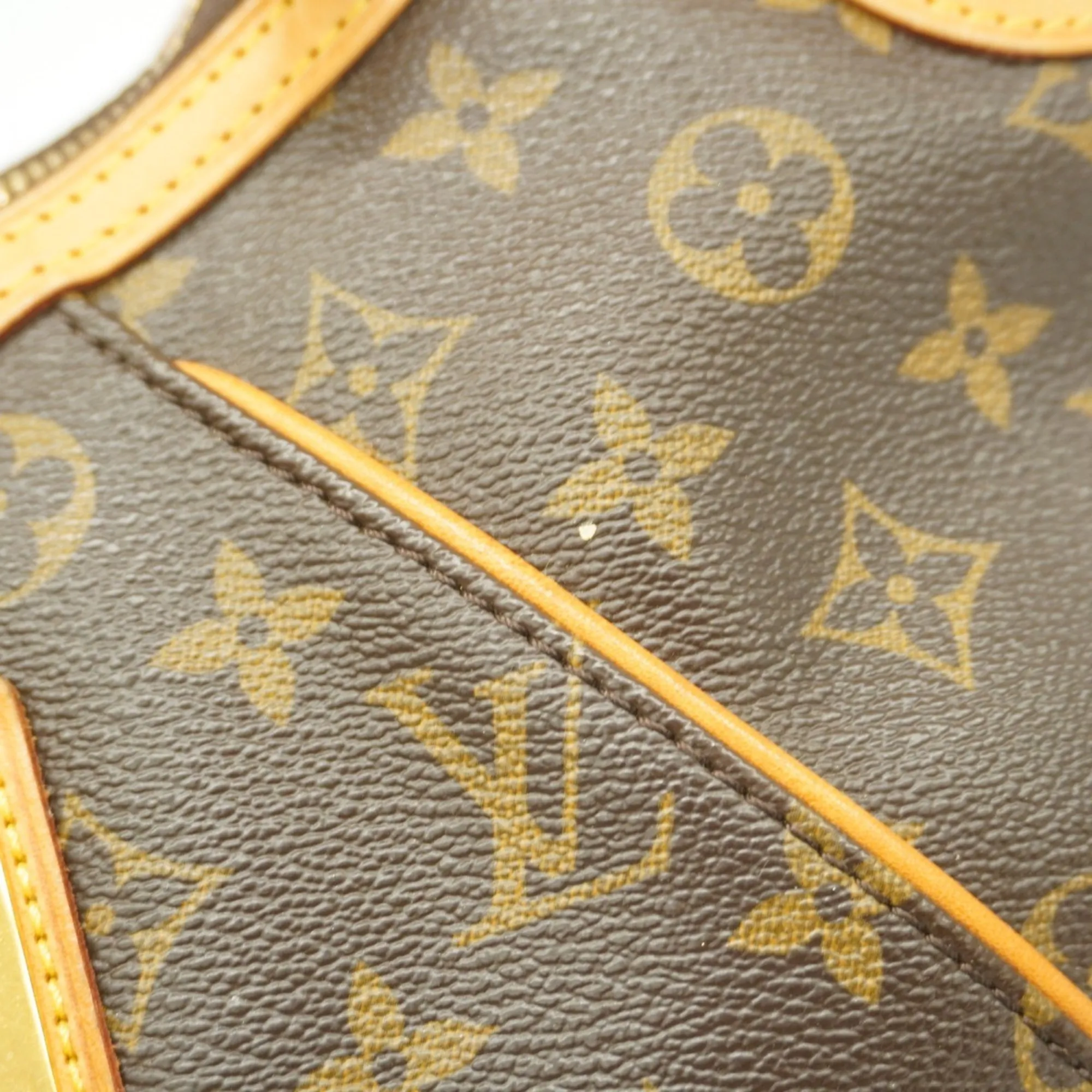 LOUIS VUITTON Brown Monogram Shoulder Bag