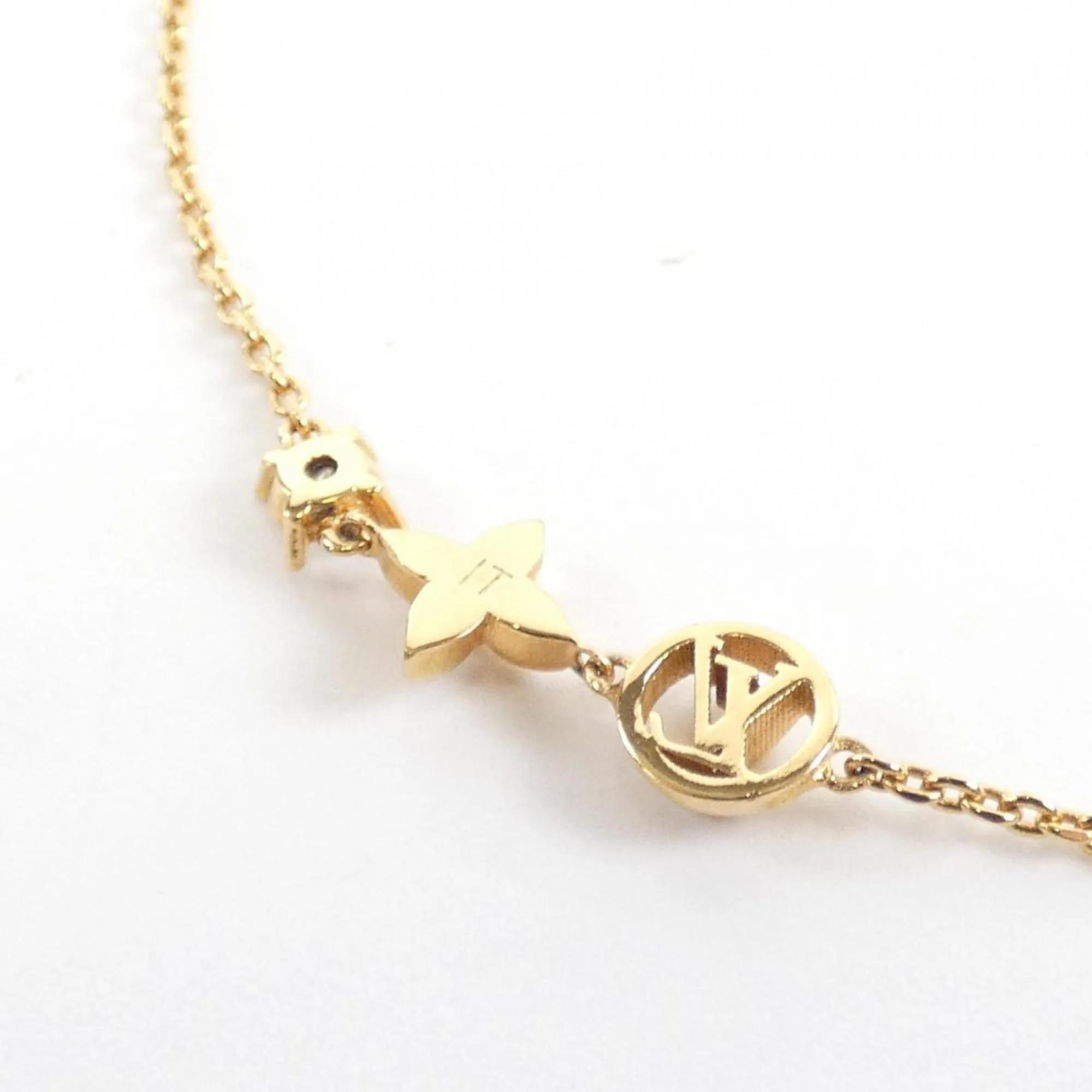 LOUIS VUITTON Gold Charm Bracelet