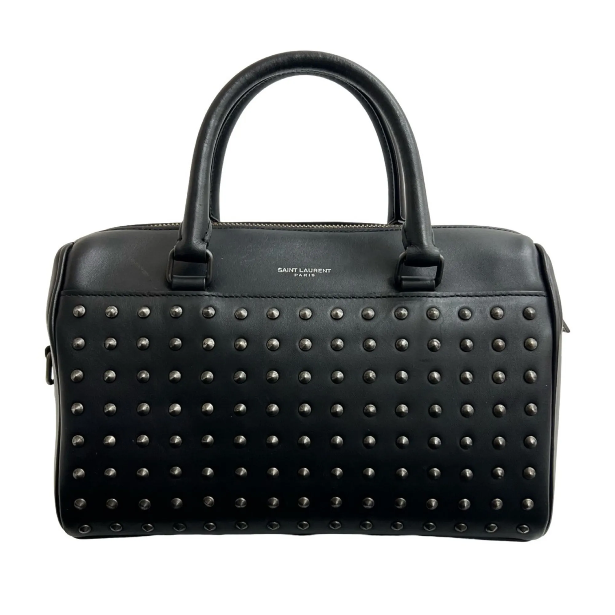 YVES SAINT LAURENT Black Leather Shoulder Bag