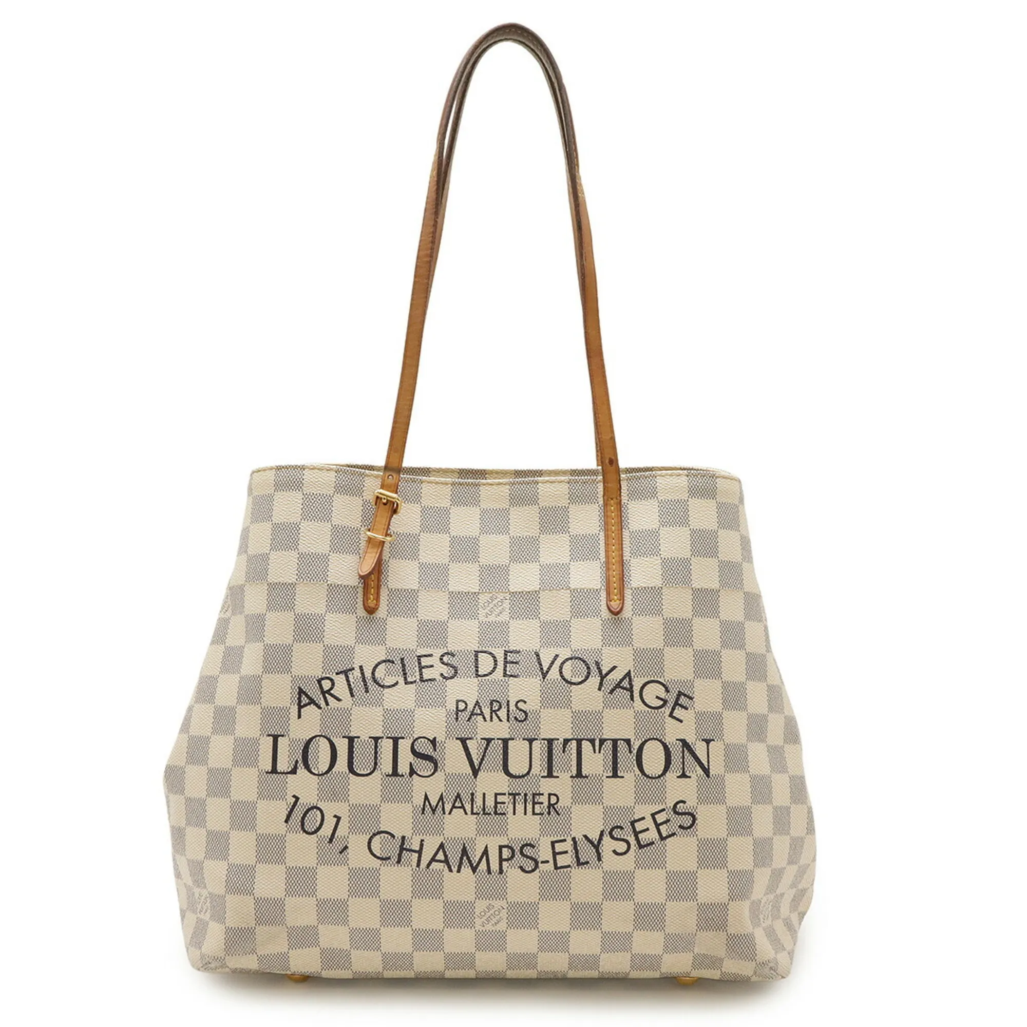 LOUIS VUITTON White Damier Shoulder Bag