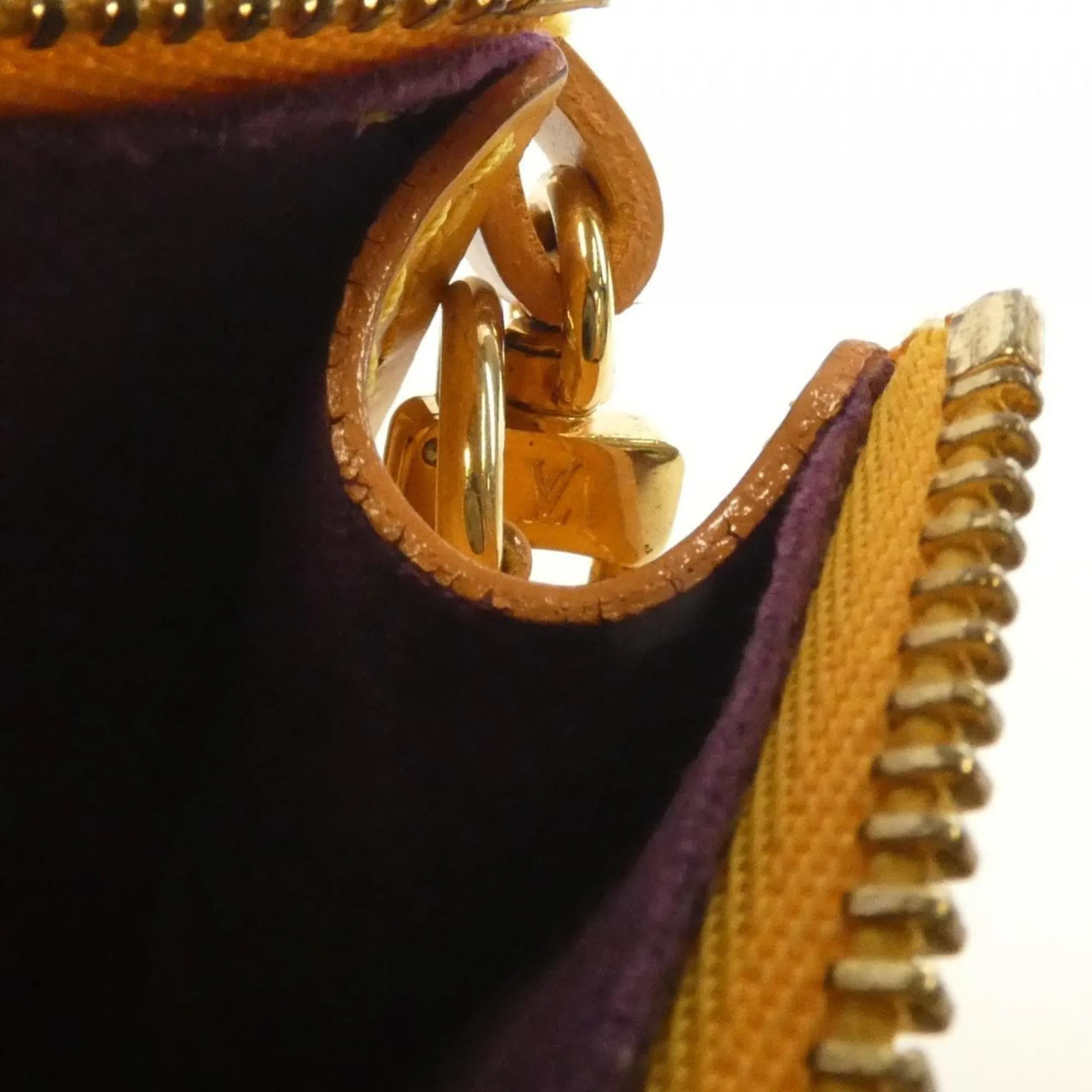 LOUIS VUITTON Yellow Pouch