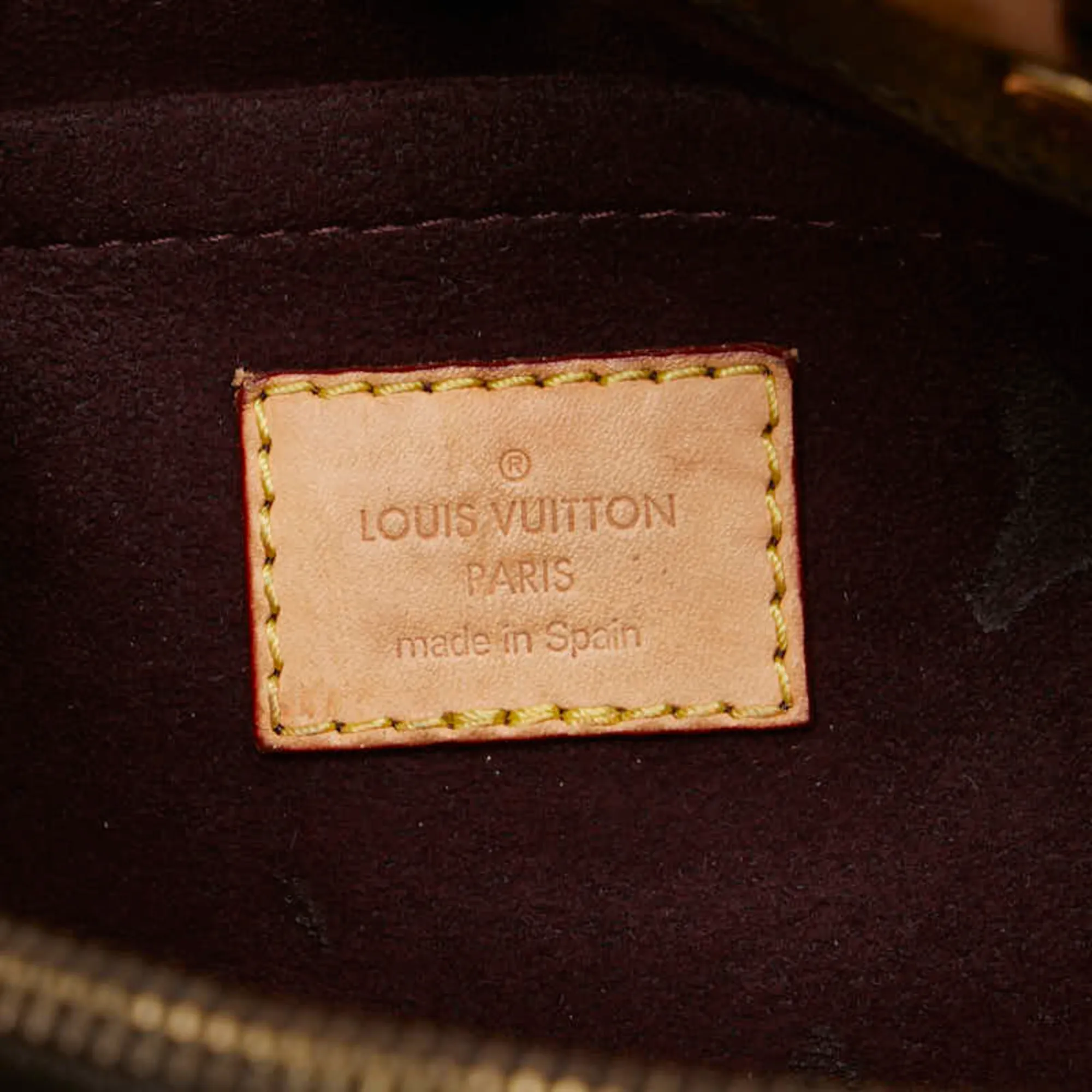 LOUIS VUITTON Brown Monogram Leather Shoulder Bag