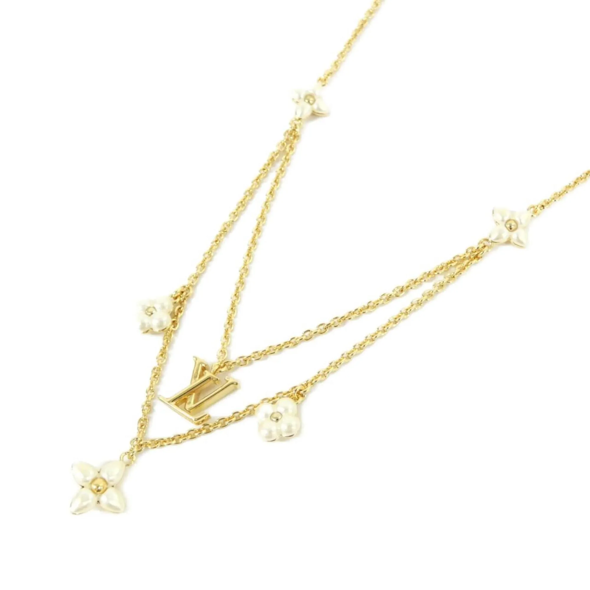 LOUIS VUITTON White Necklace