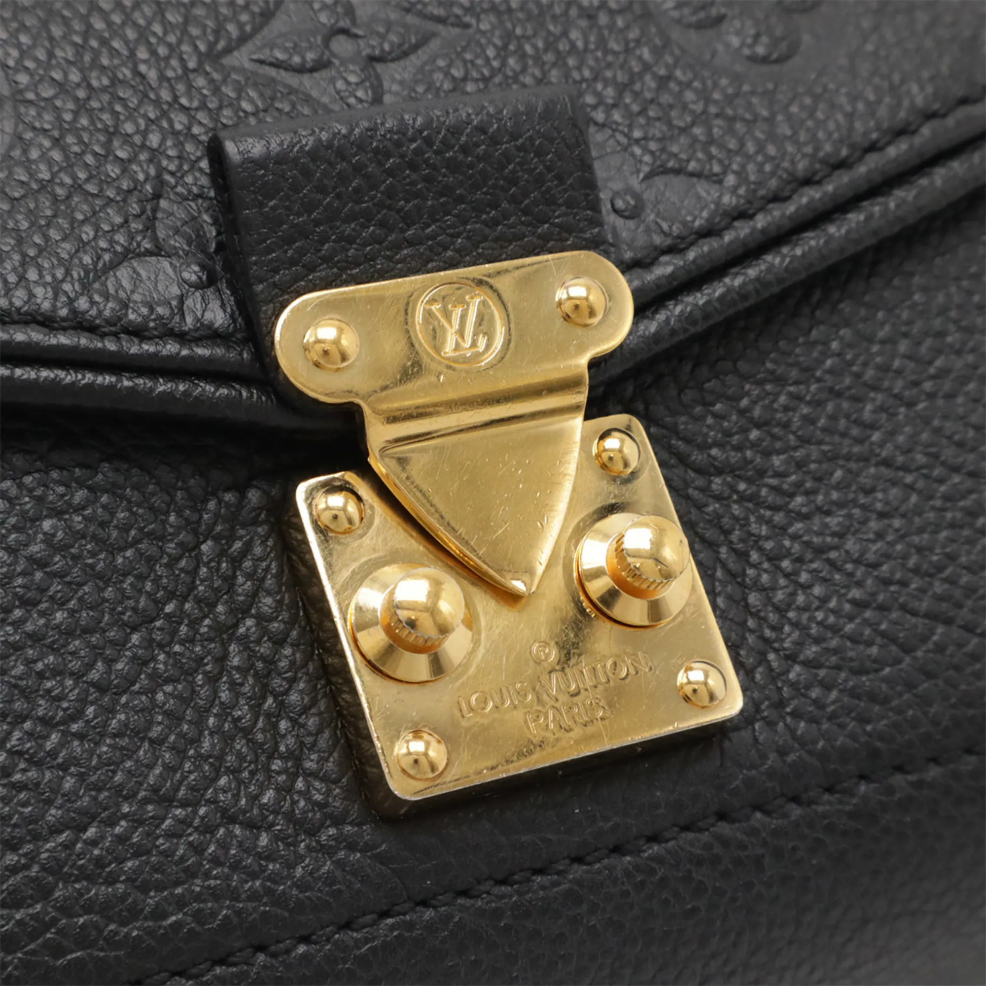 LOUIS VUITTON Black Monogram Shoulder Bag