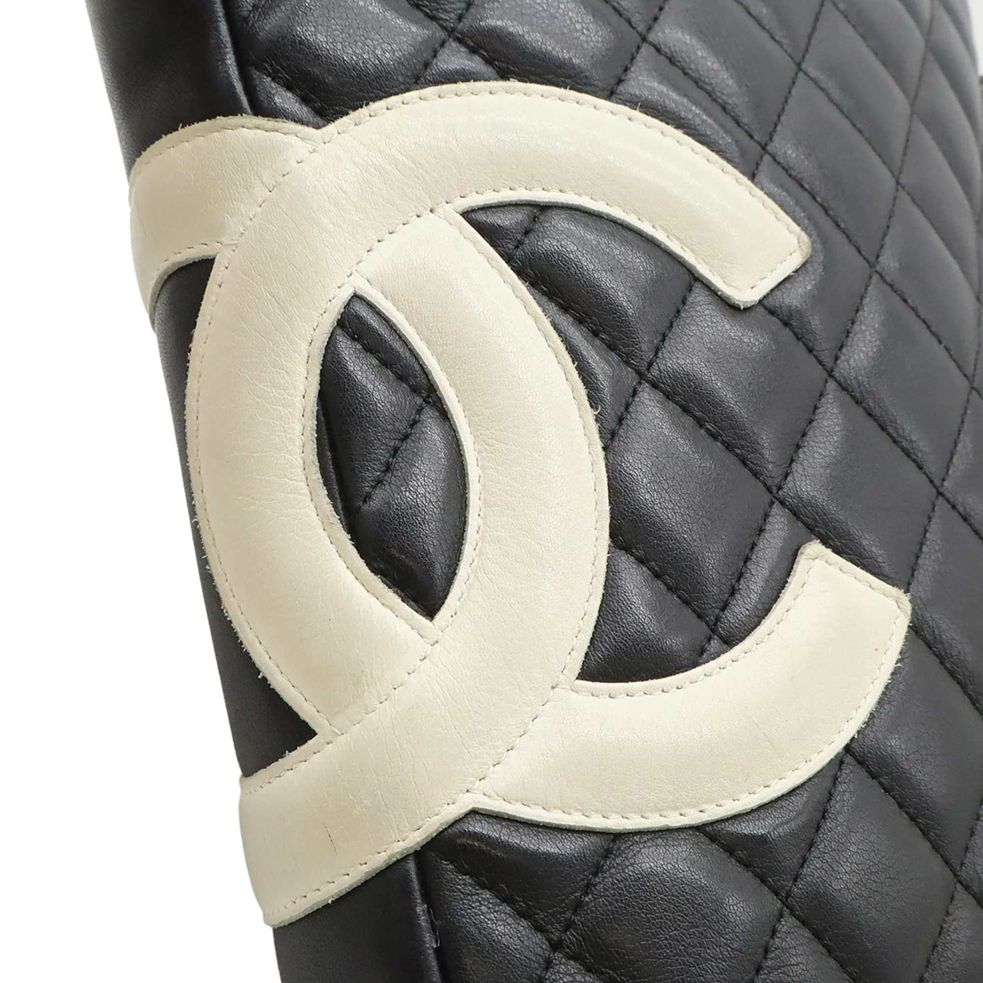 CHANEL Black Logo Shoulder Bag