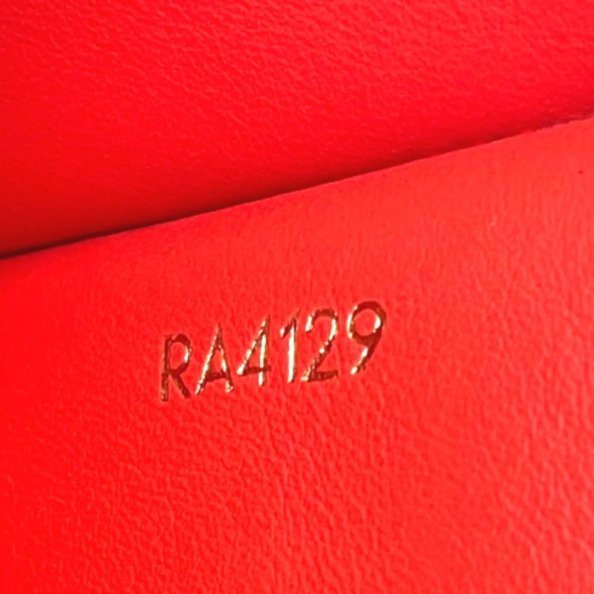 LOUIS VUITTON Red Leather Wallet