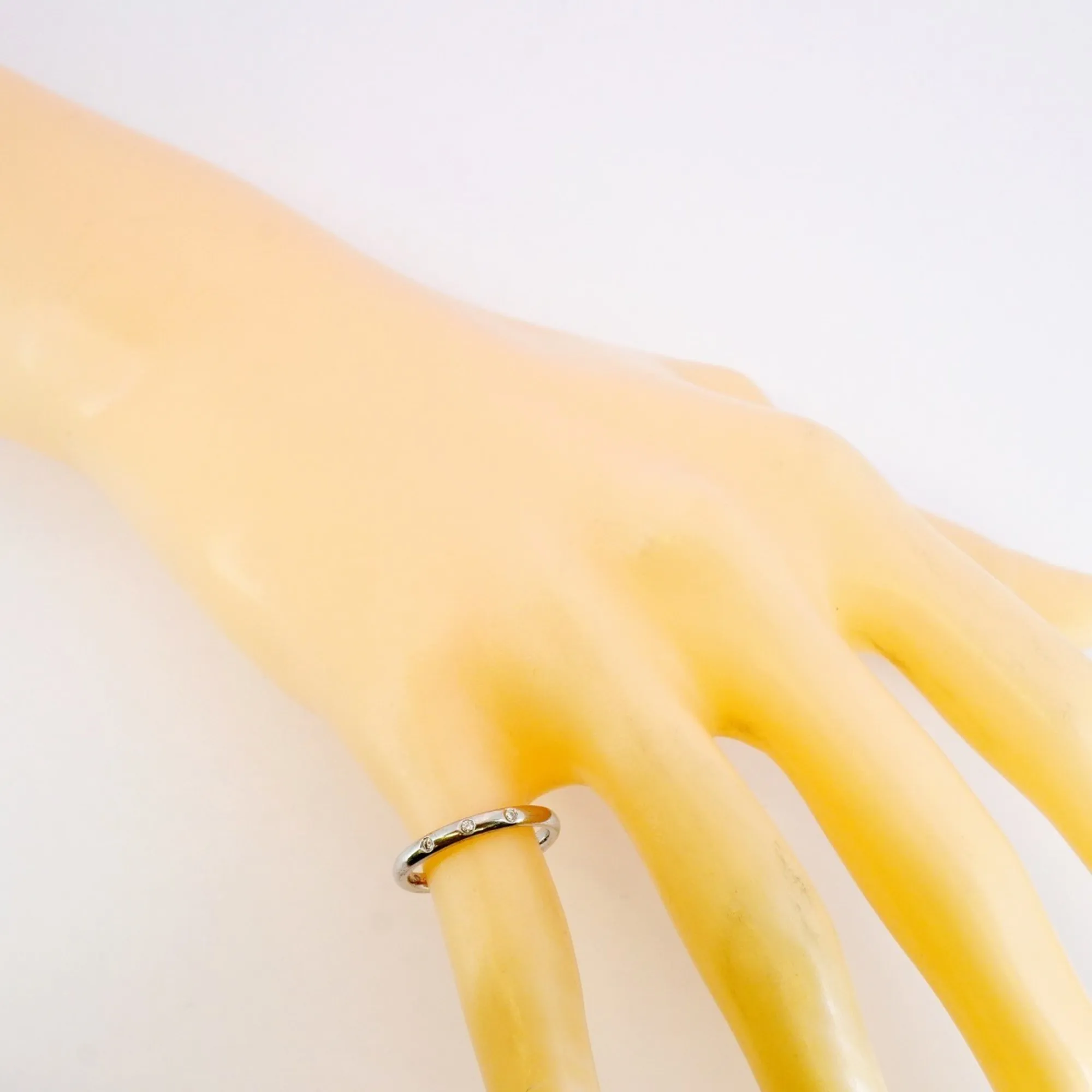 CHANEL Brown Diamond Ring #48