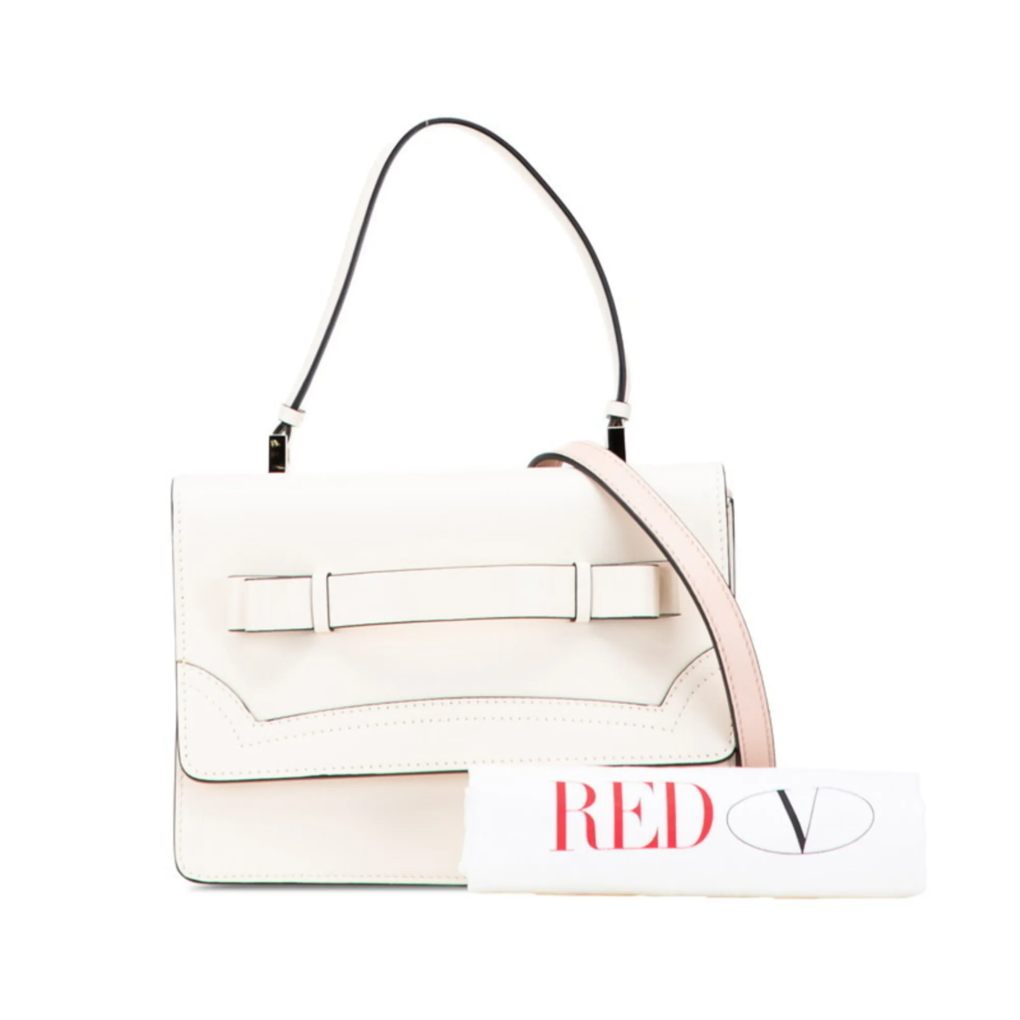 VALENTINO Pink Leather Shoulder Bag