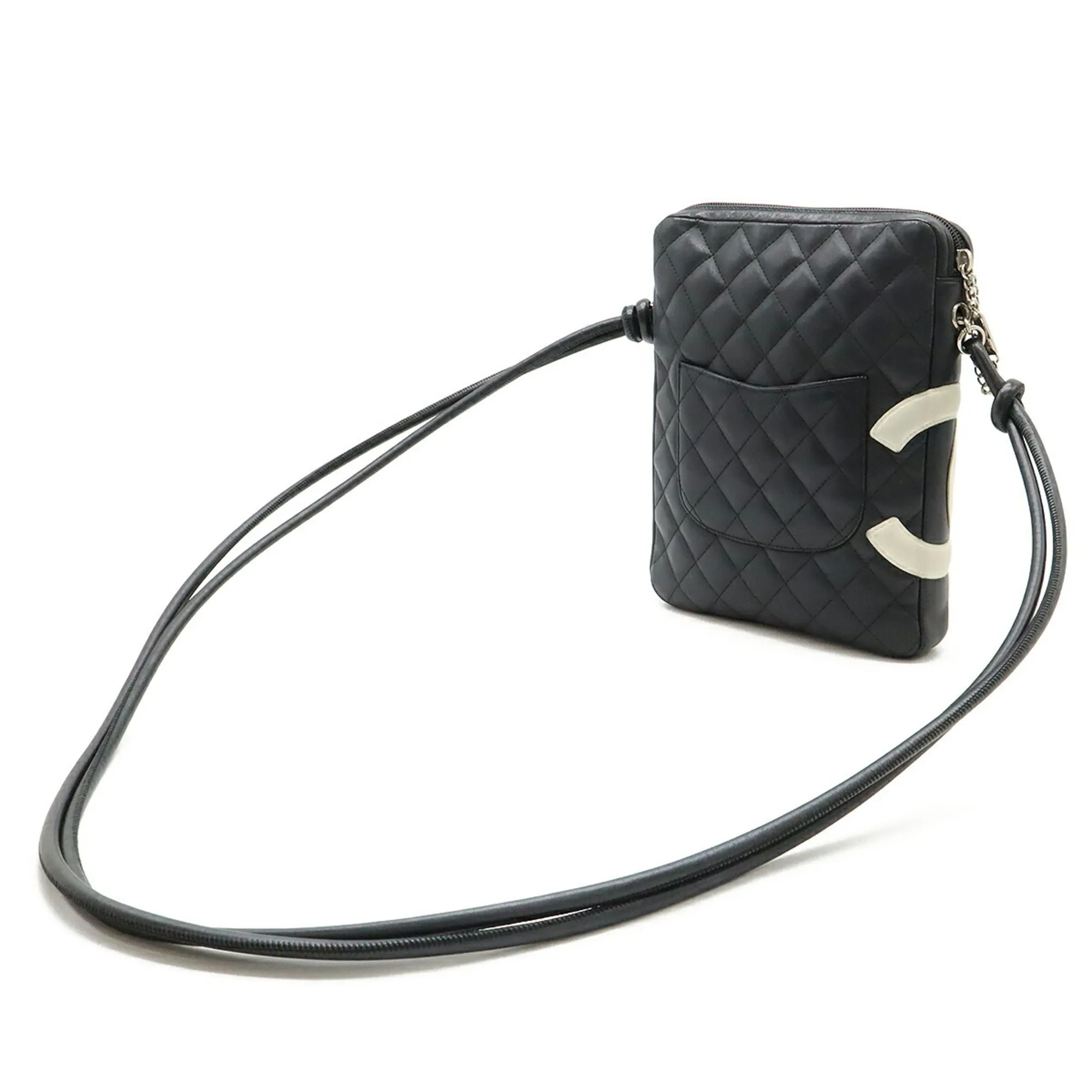 CHANEL Black Logo Shoulder Bag