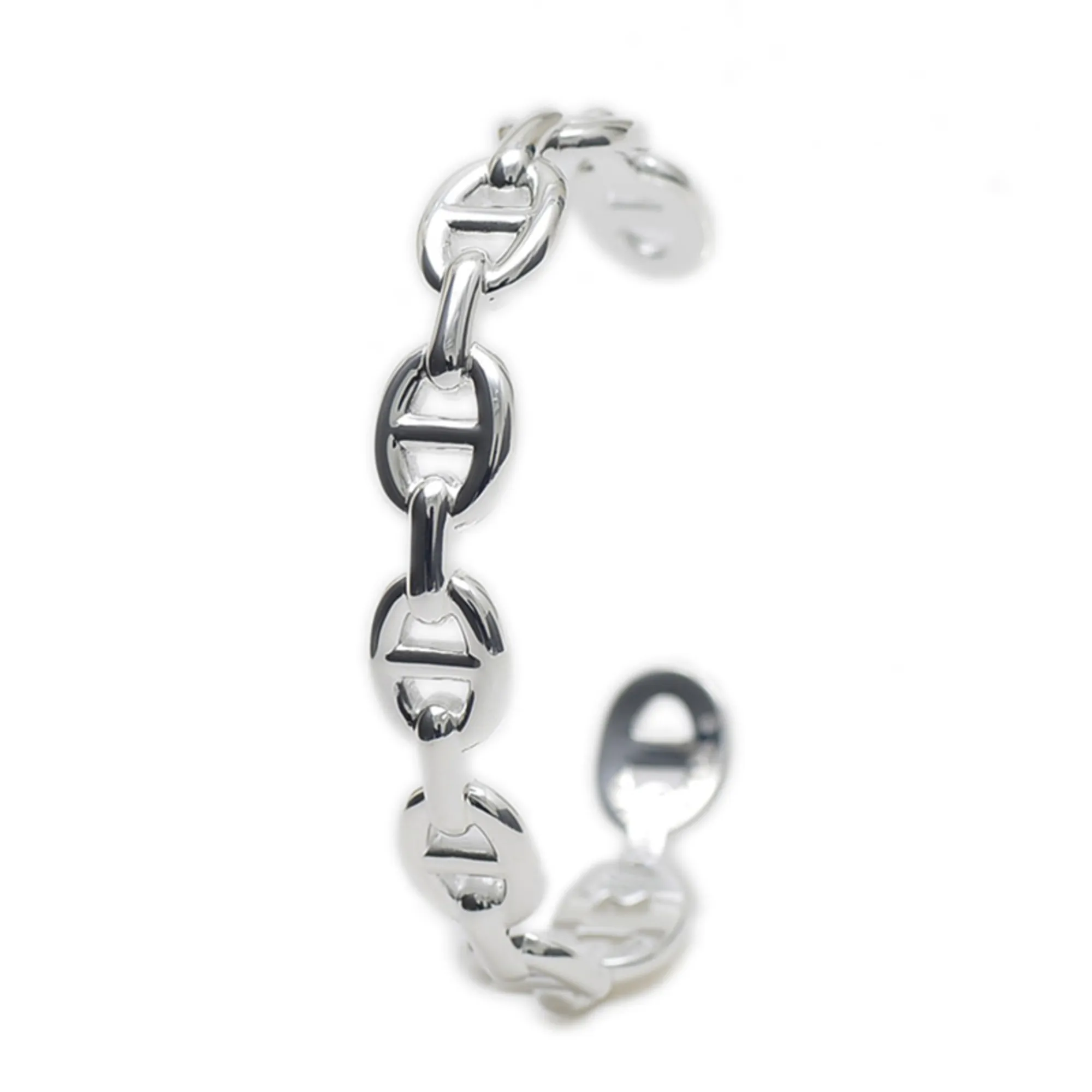 HERMES Silver Bracelet