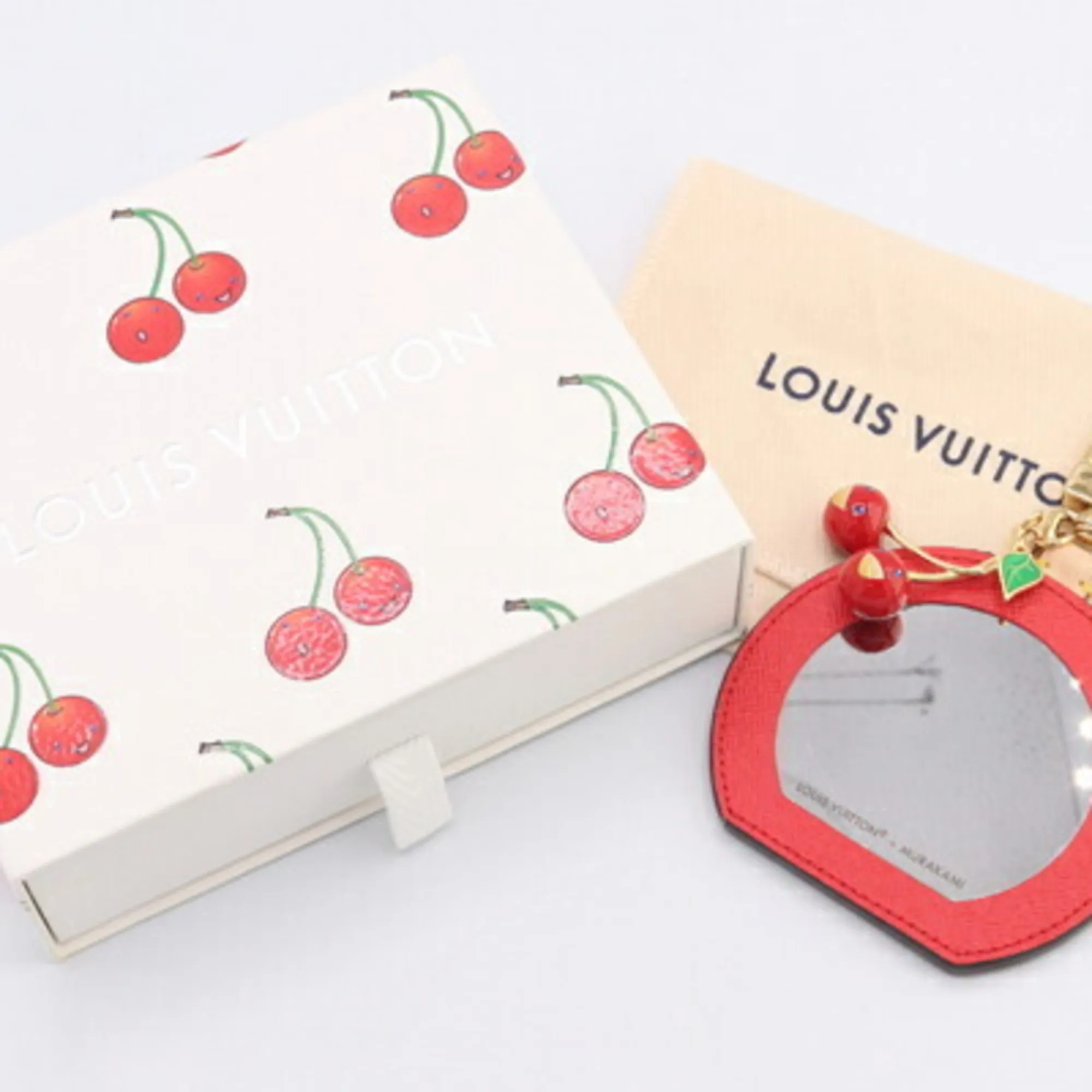 LOUIS VUITTON Brown Monogram Bag Charm