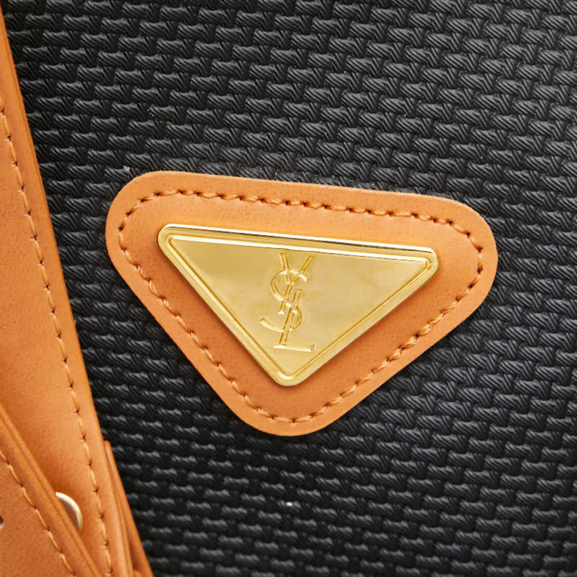 SAINT LAURENT Black Leather Shoulder Bag