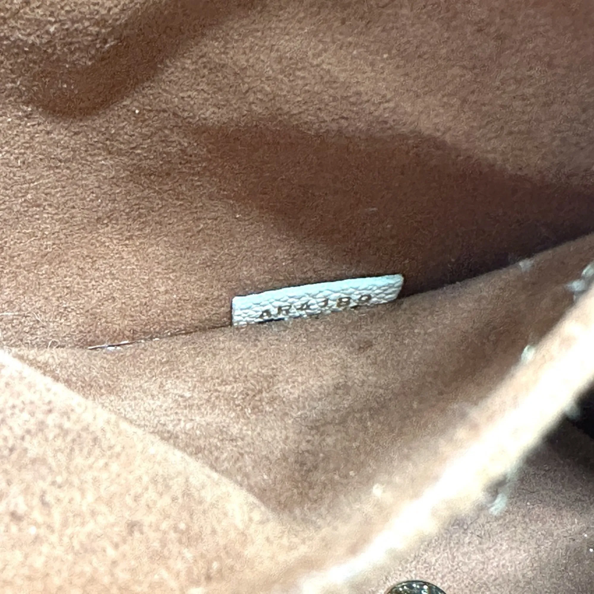 LOUIS VUITTON Cream Monogram Leather Alma Bag