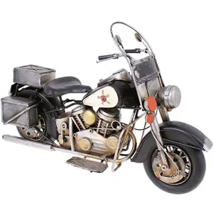 Kovový model motorky 36cm čierna Kovový model motorky 36cm čierna